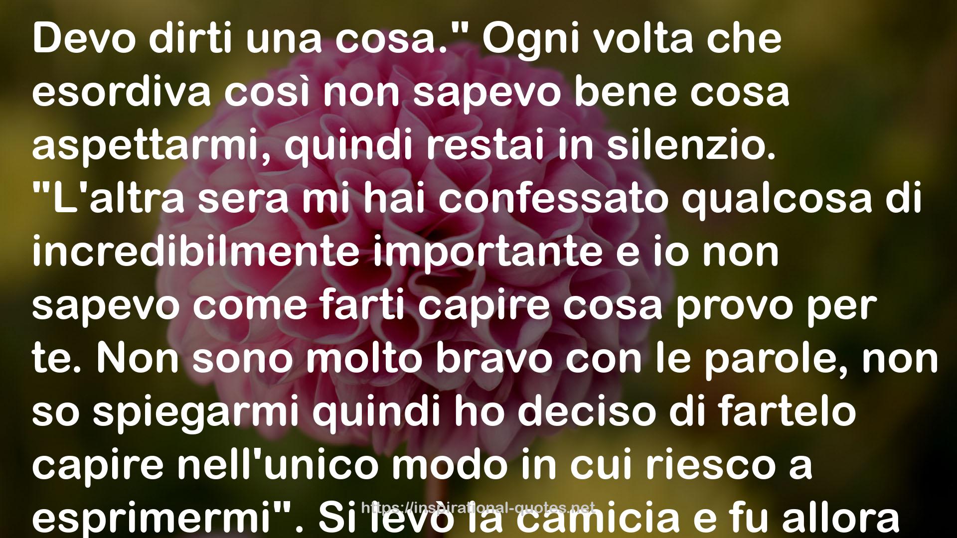 Il mio segreto più dolce QUOTES