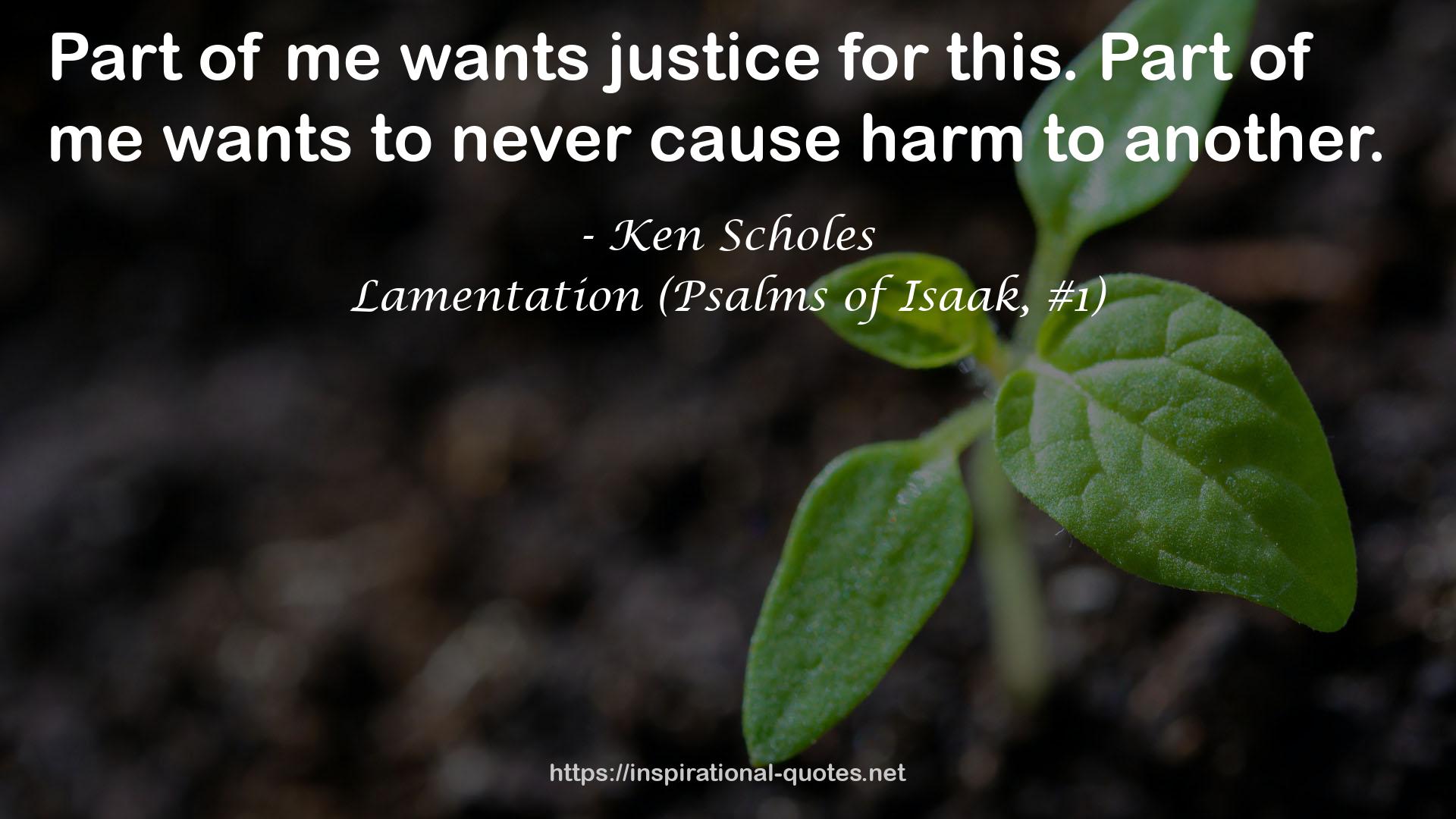 Lamentation (Psalms of Isaak, #1) QUOTES