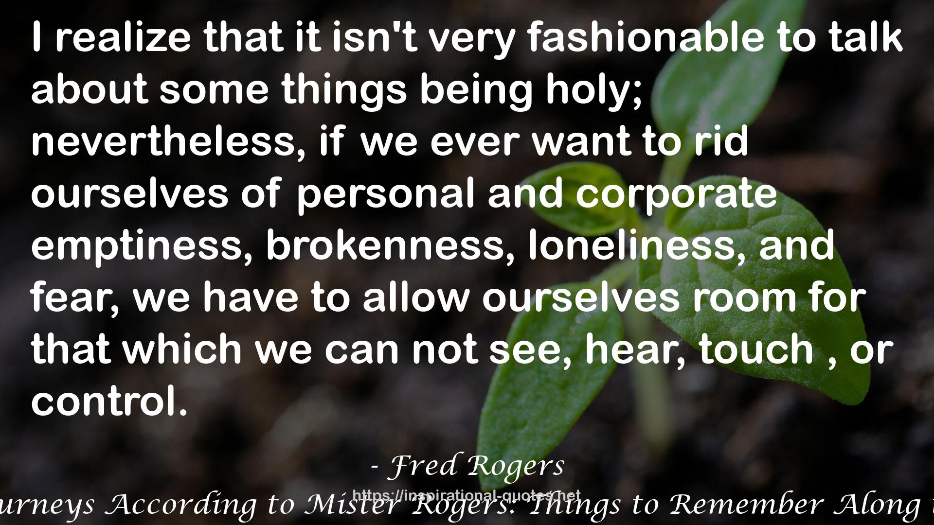 Fred Rogers QUOTES