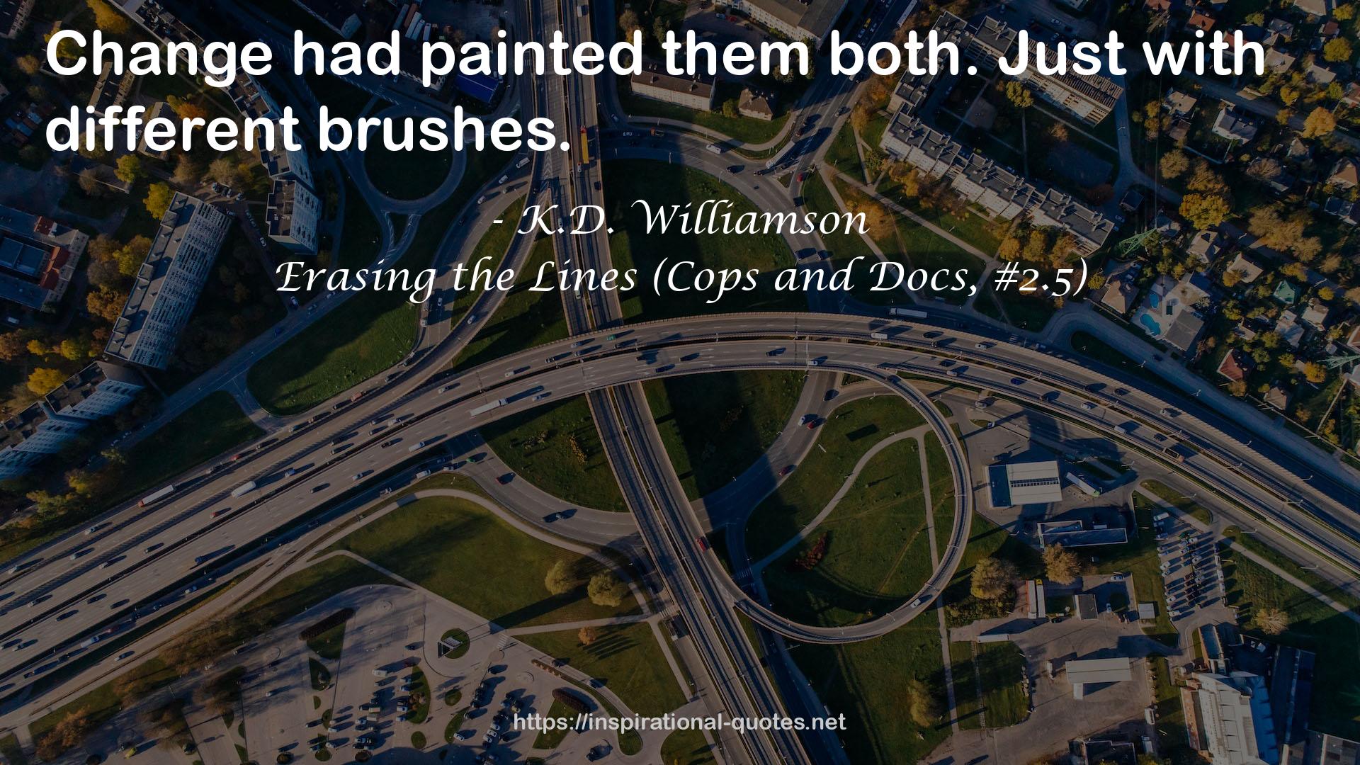 Erasing the Lines (Cops and Docs, #2.5) QUOTES