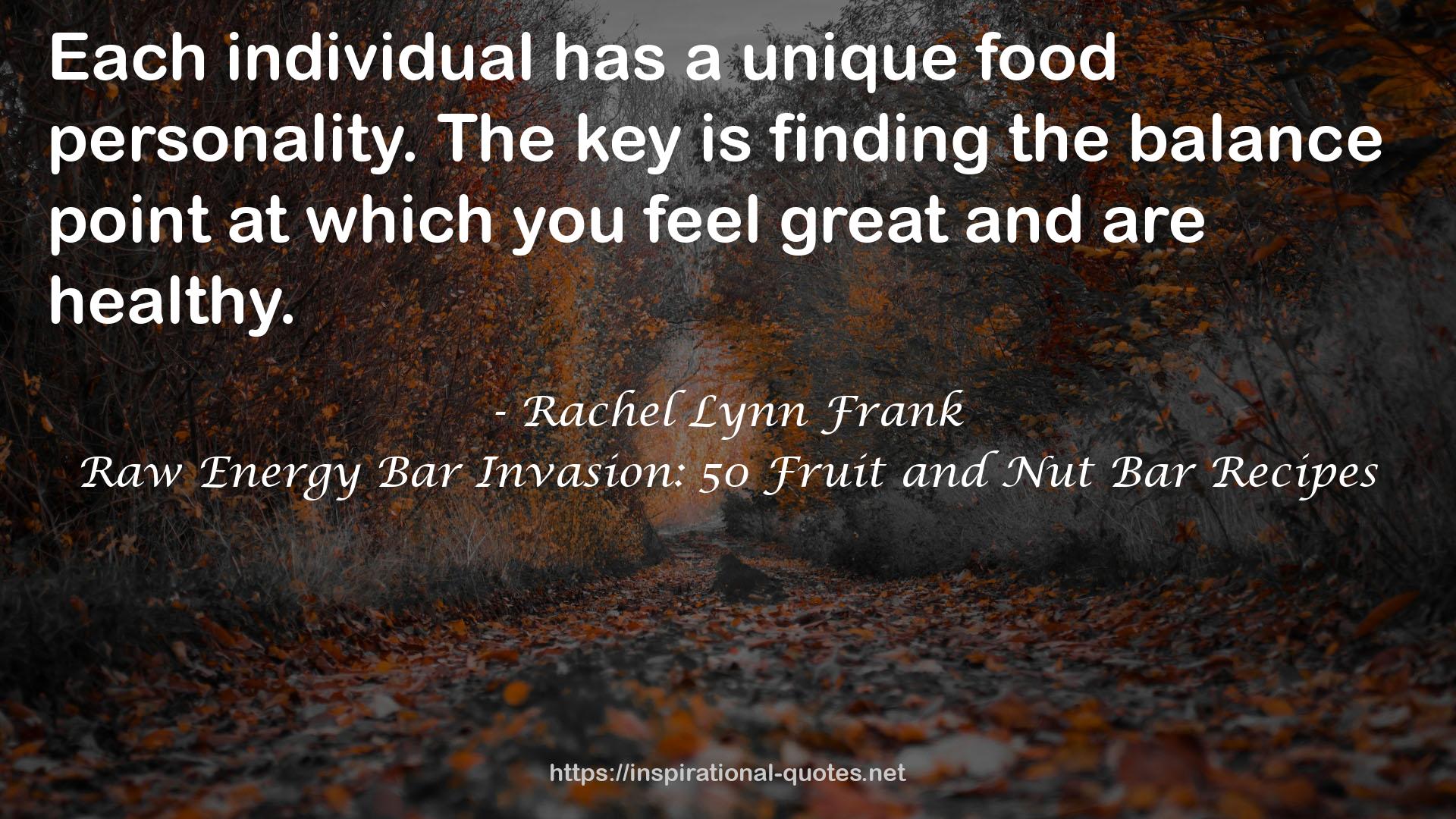 Rachel Lynn Frank QUOTES