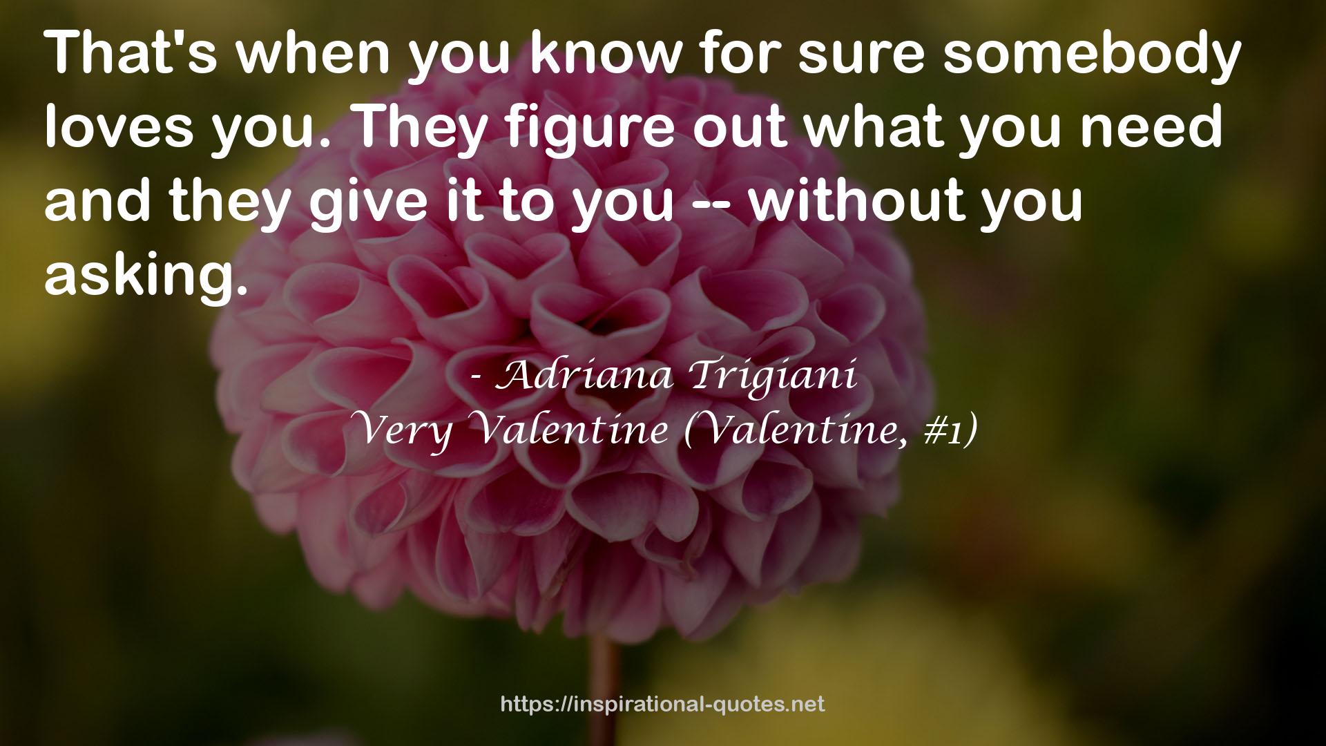 Very Valentine (Valentine, #1) QUOTES