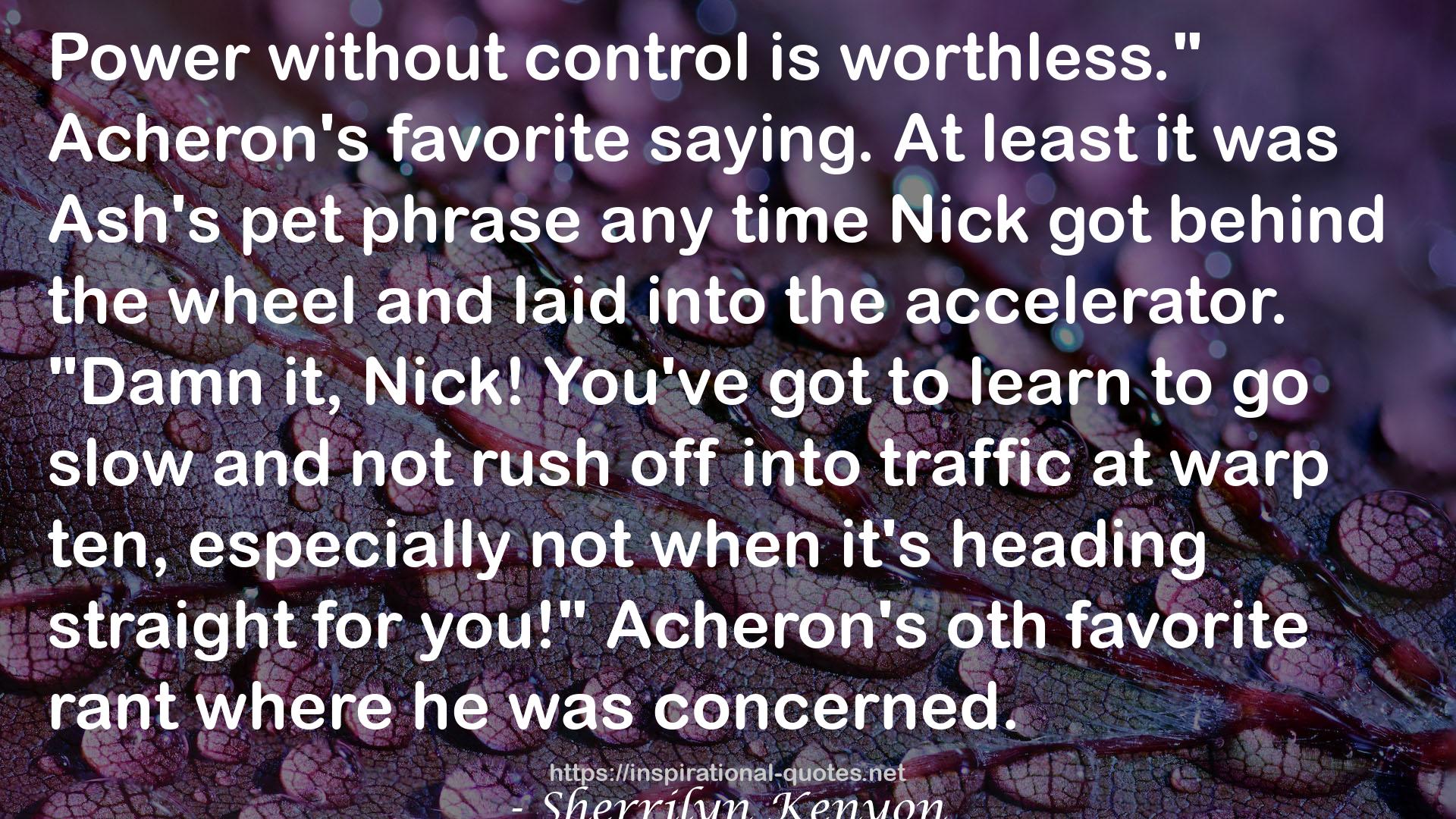 Inferno (Chronicles of Nick, #4) QUOTES