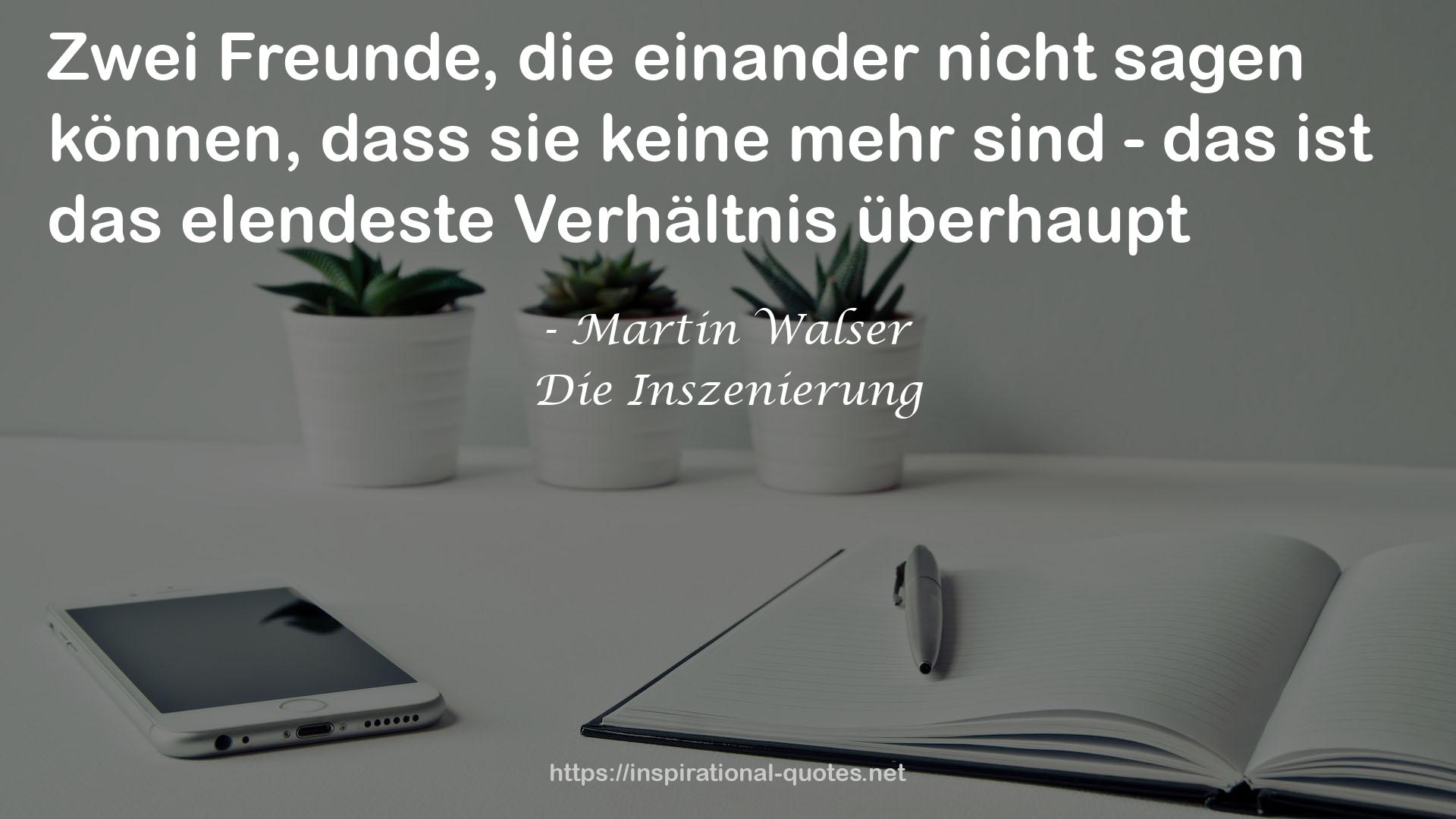 Die Inszenierung QUOTES