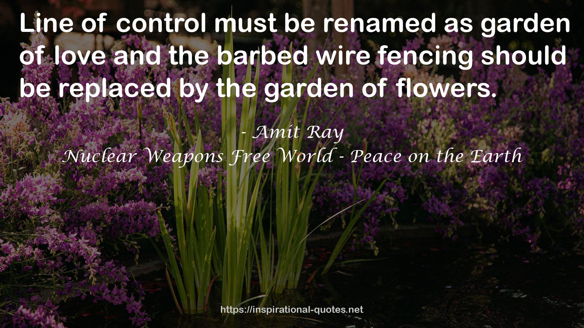 the barbed wire fencing  QUOTES