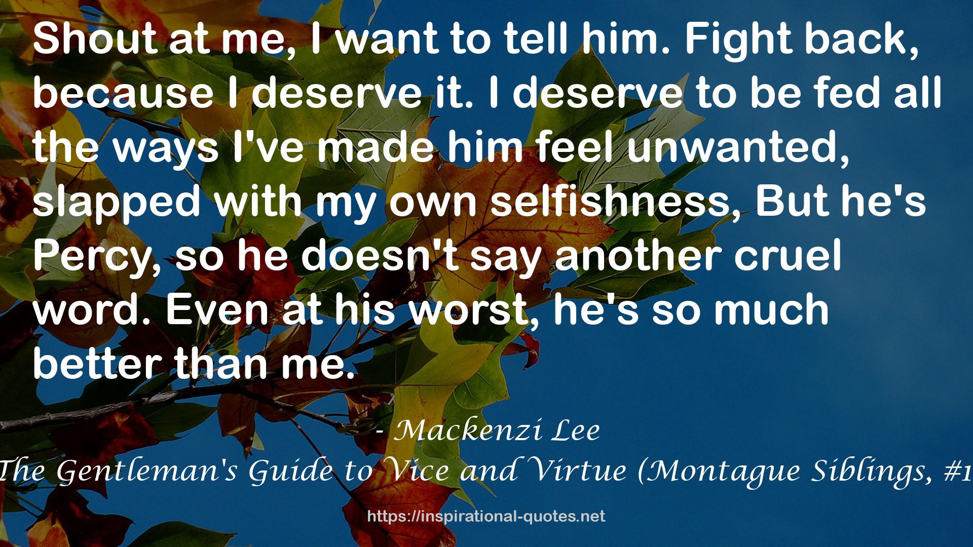 Mackenzi Lee QUOTES