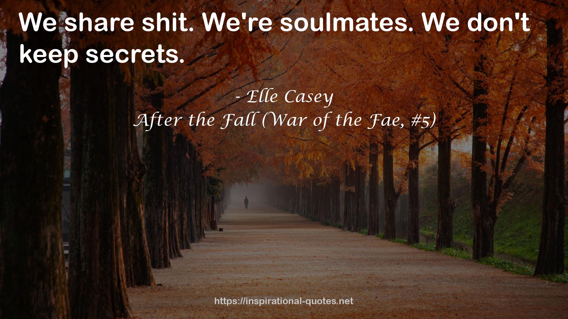 After the Fall (War of the Fae, #5) QUOTES