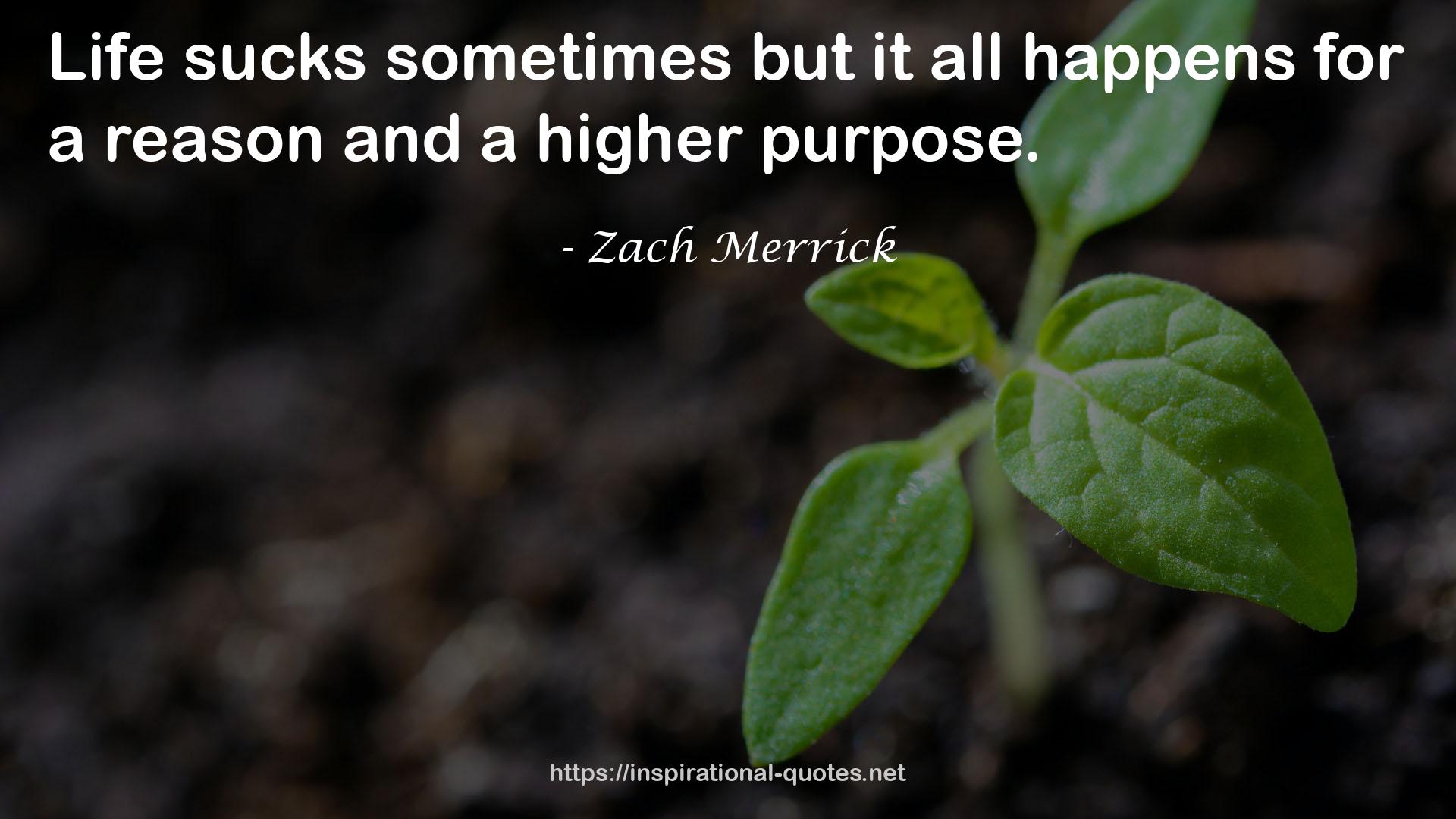 Zach Merrick QUOTES