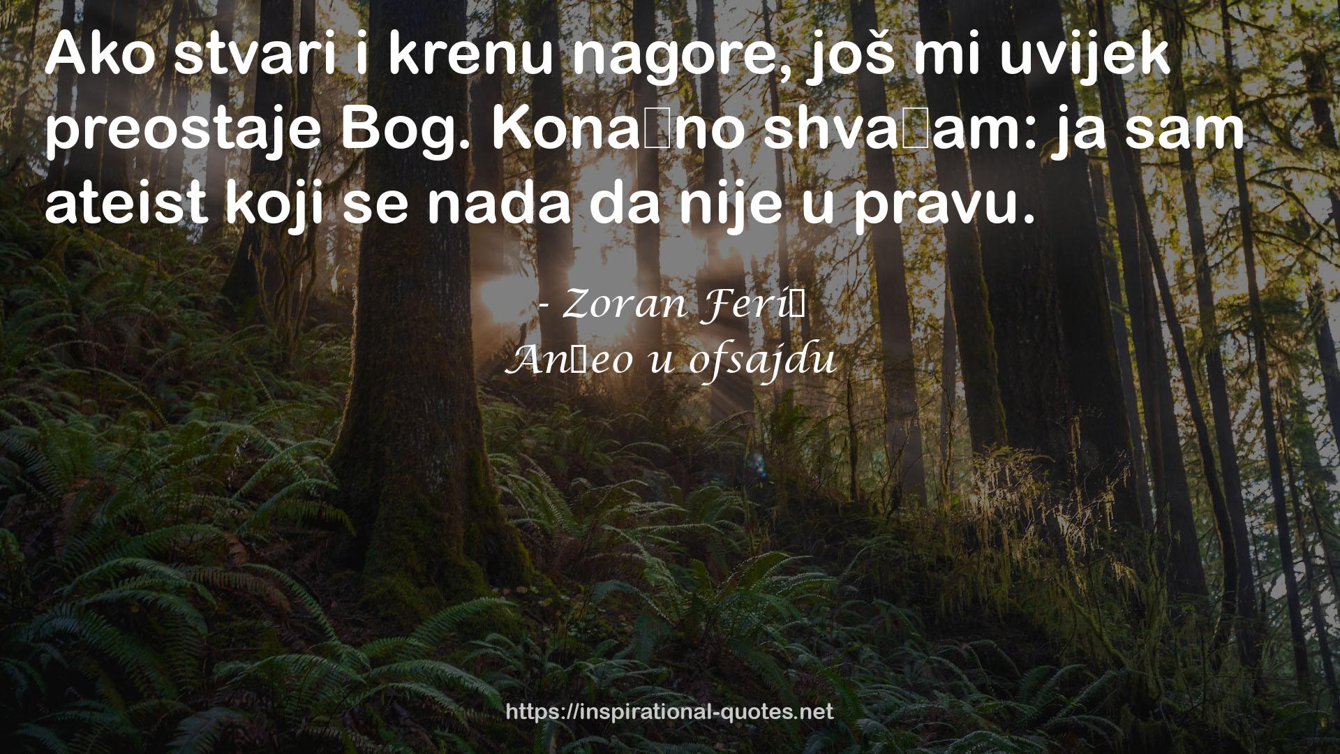 Anđeo u ofsajdu QUOTES