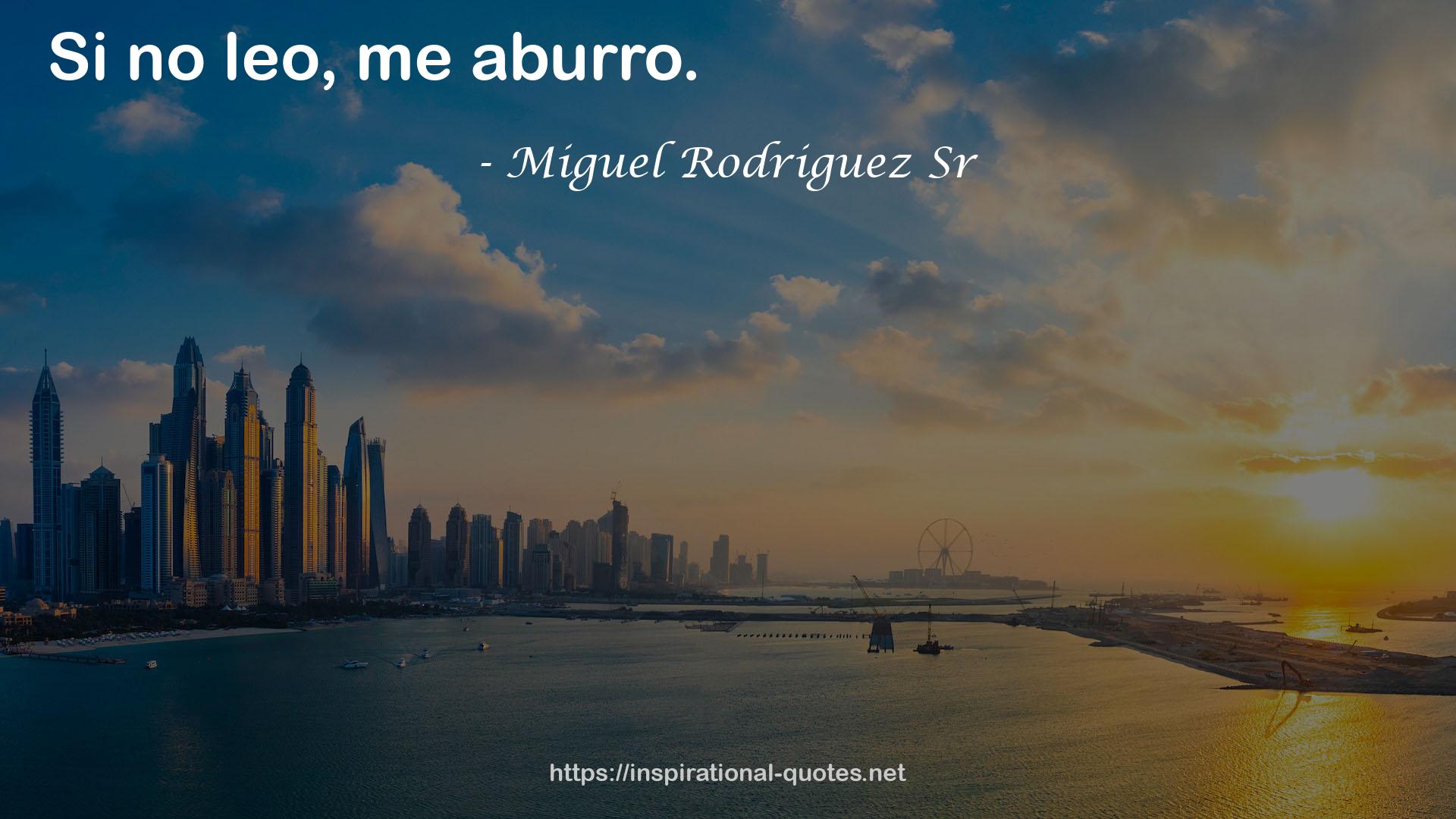 Miguel Rodriguez Sr QUOTES