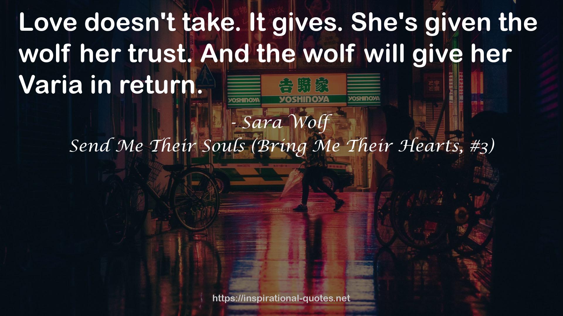 Send Me Their Souls (Bring Me Their Hearts, #3) QUOTES