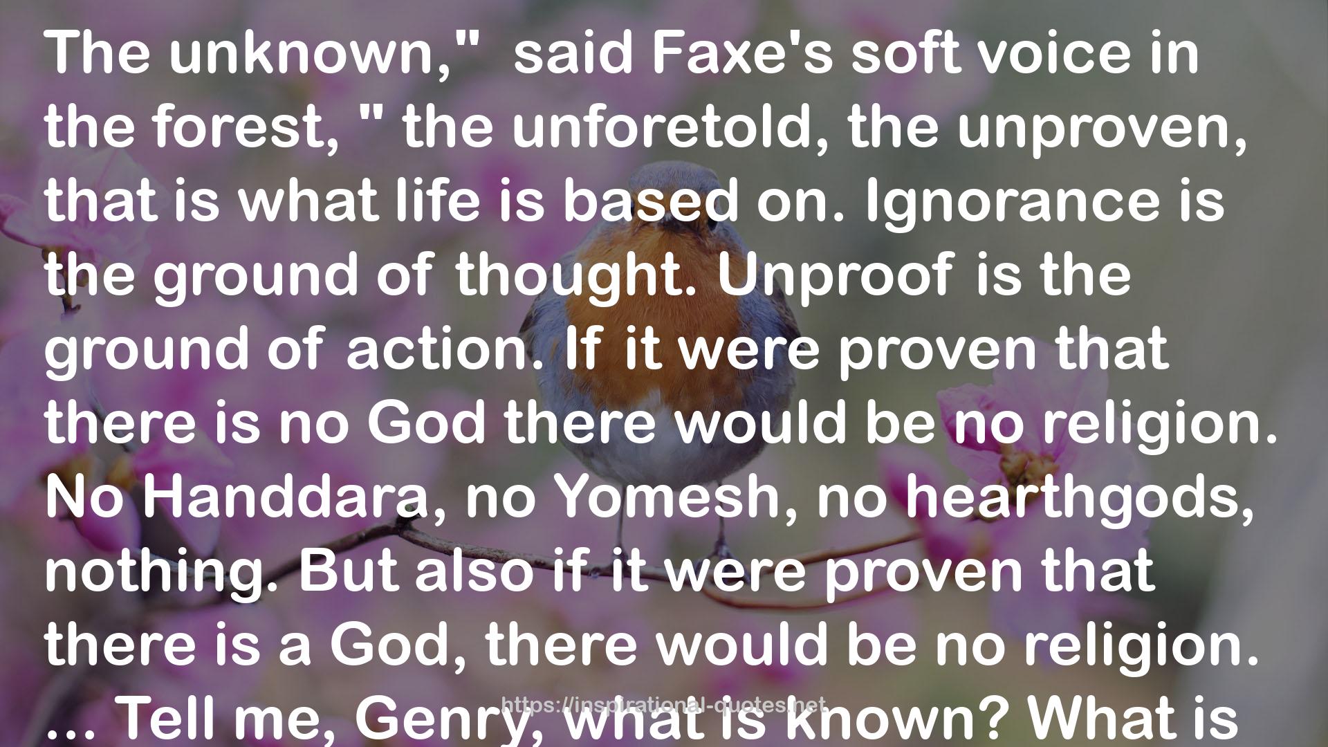 Unproof  QUOTES