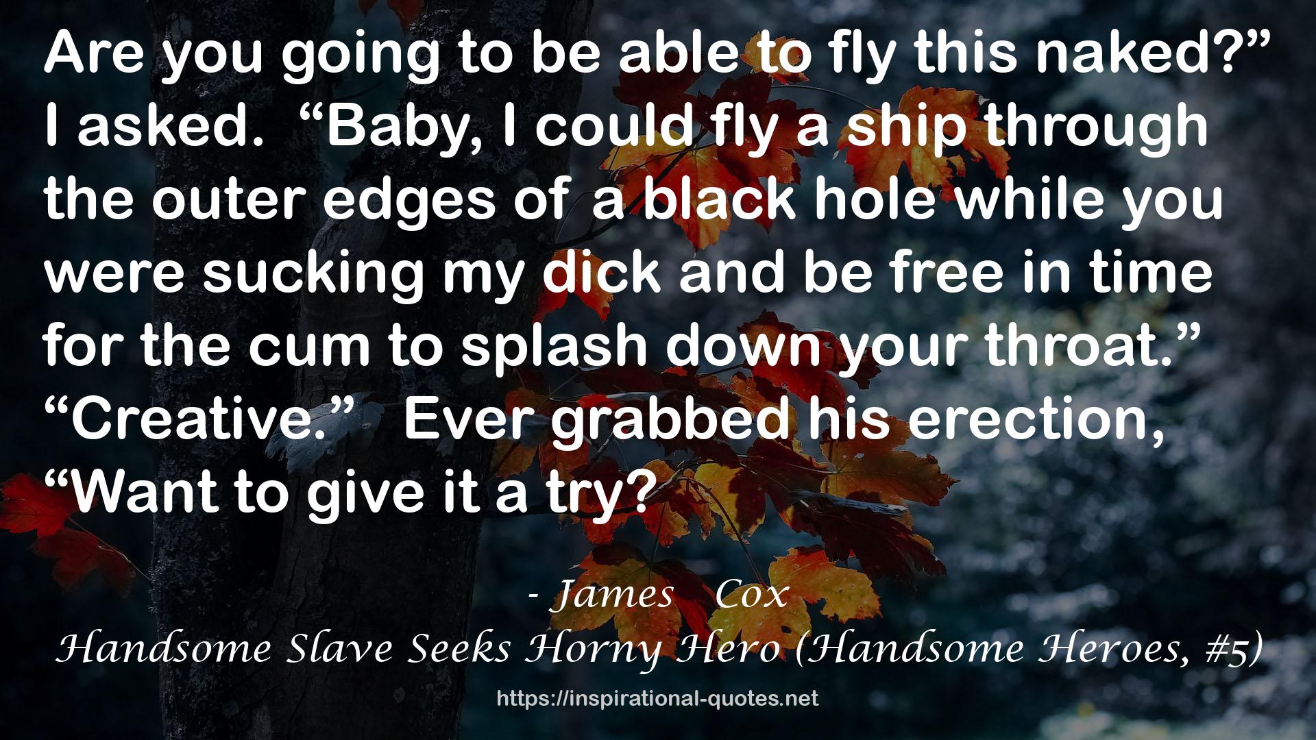 Handsome Slave Seeks Horny Hero (Handsome Heroes, #5) QUOTES
