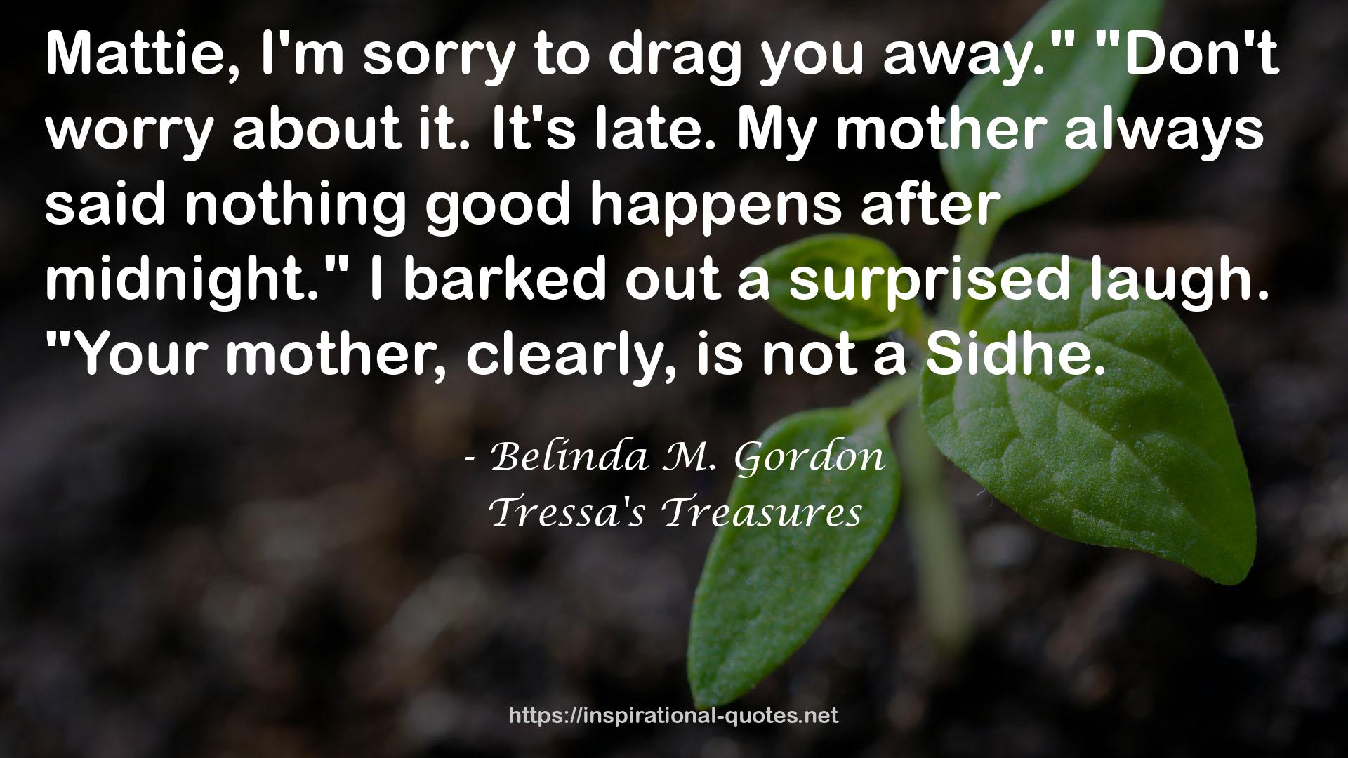 Belinda M. Gordon QUOTES