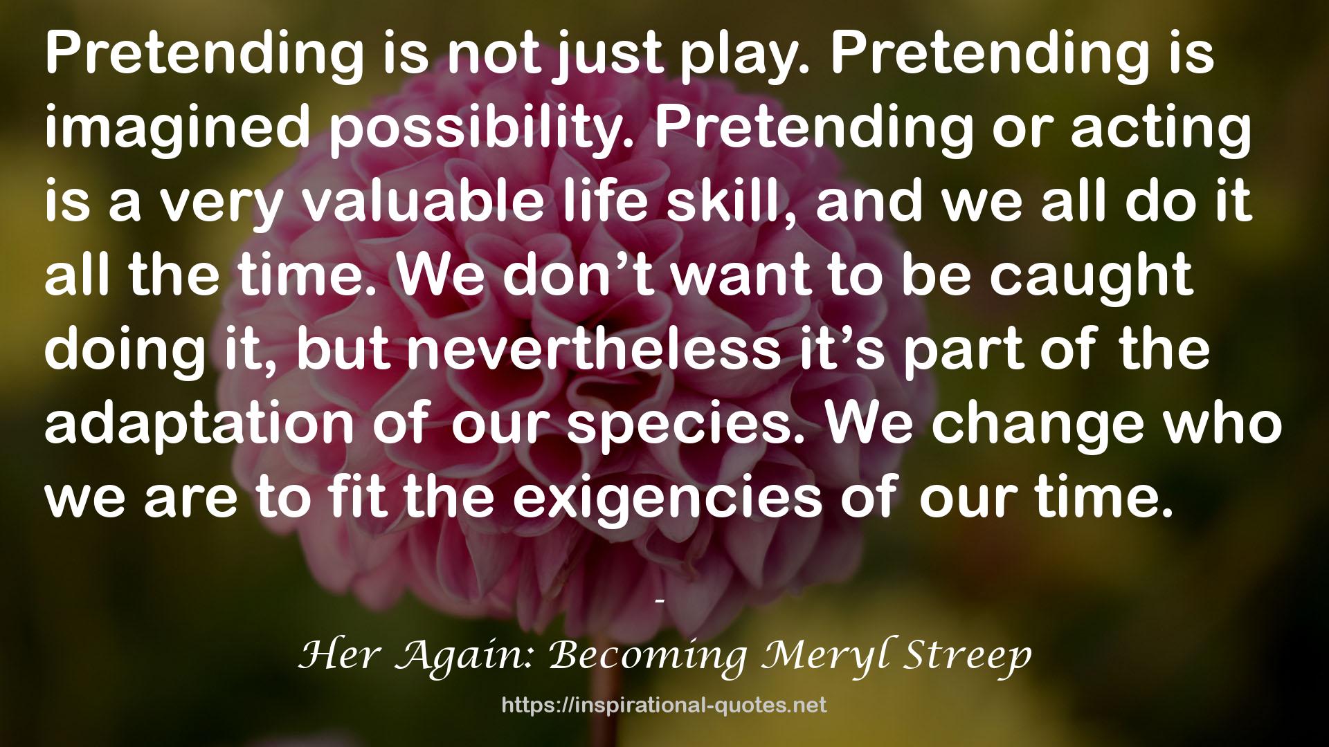 Her Again: Becoming Meryl Streep QUOTES