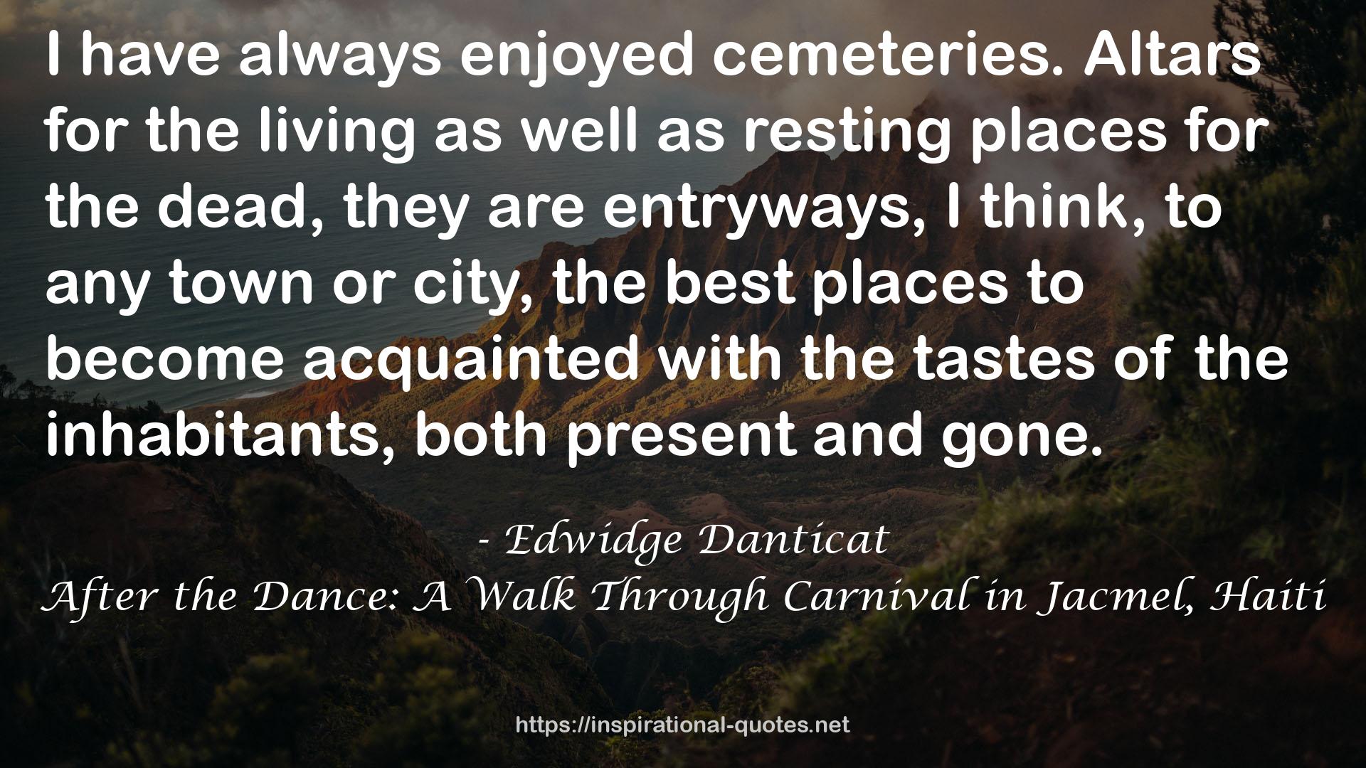 After the Dance: A Walk Through Carnival in Jacmel, Haiti QUOTES