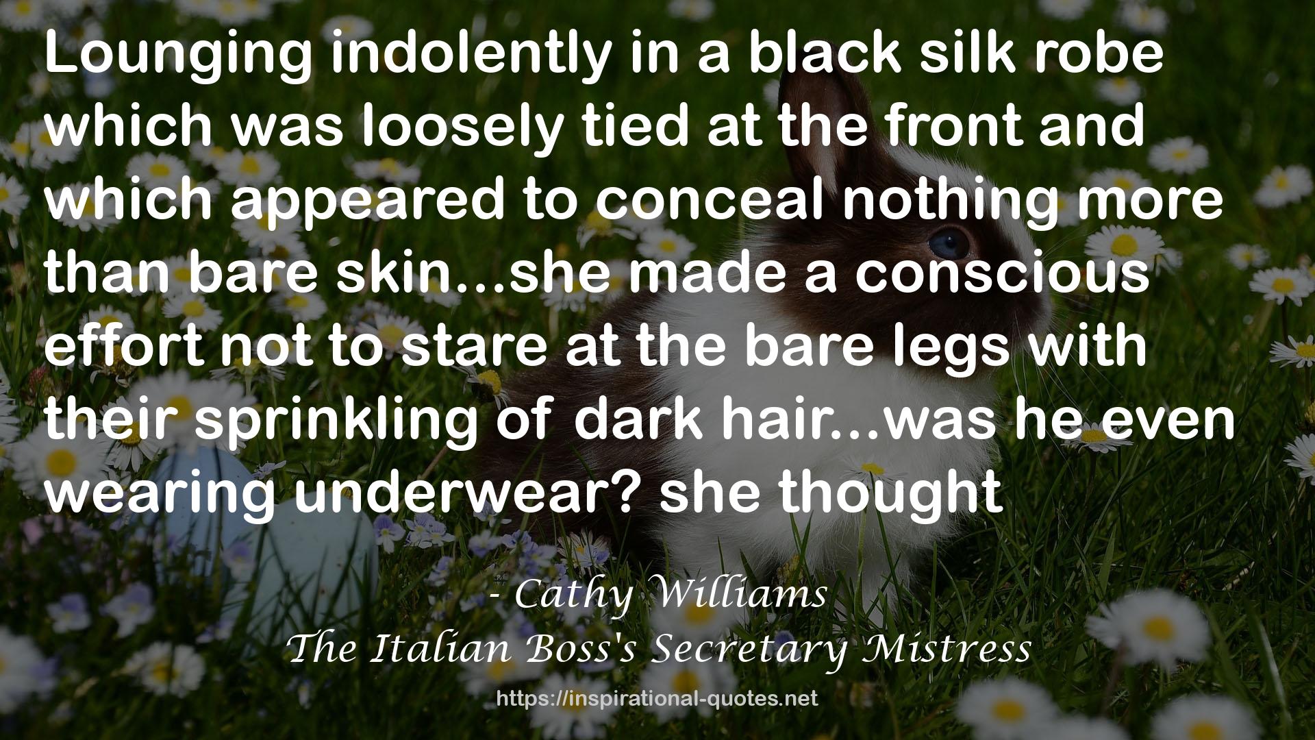 The Italian Boss's Secretary Mistress QUOTES