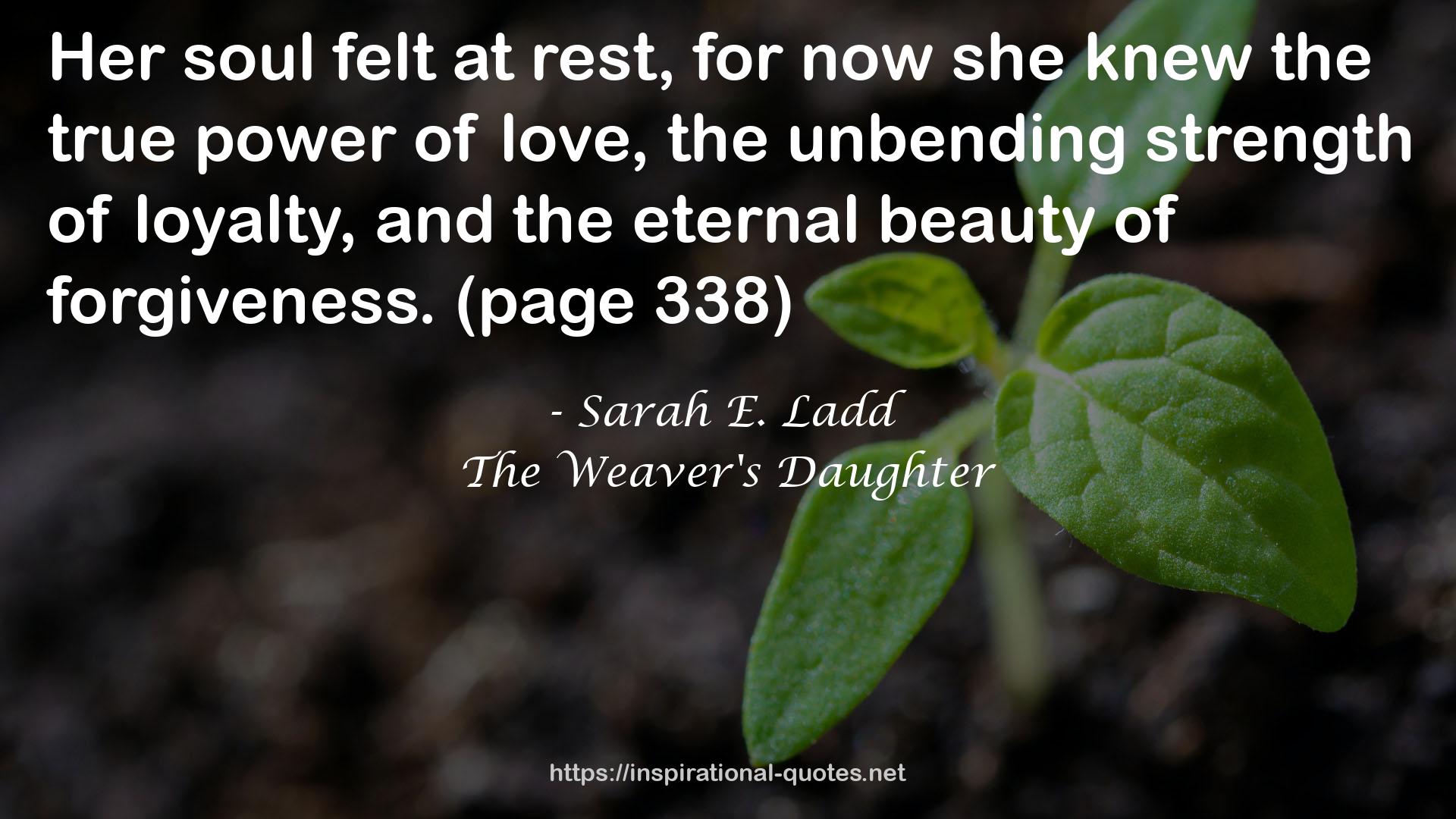 The Weaver's Daughter QUOTES