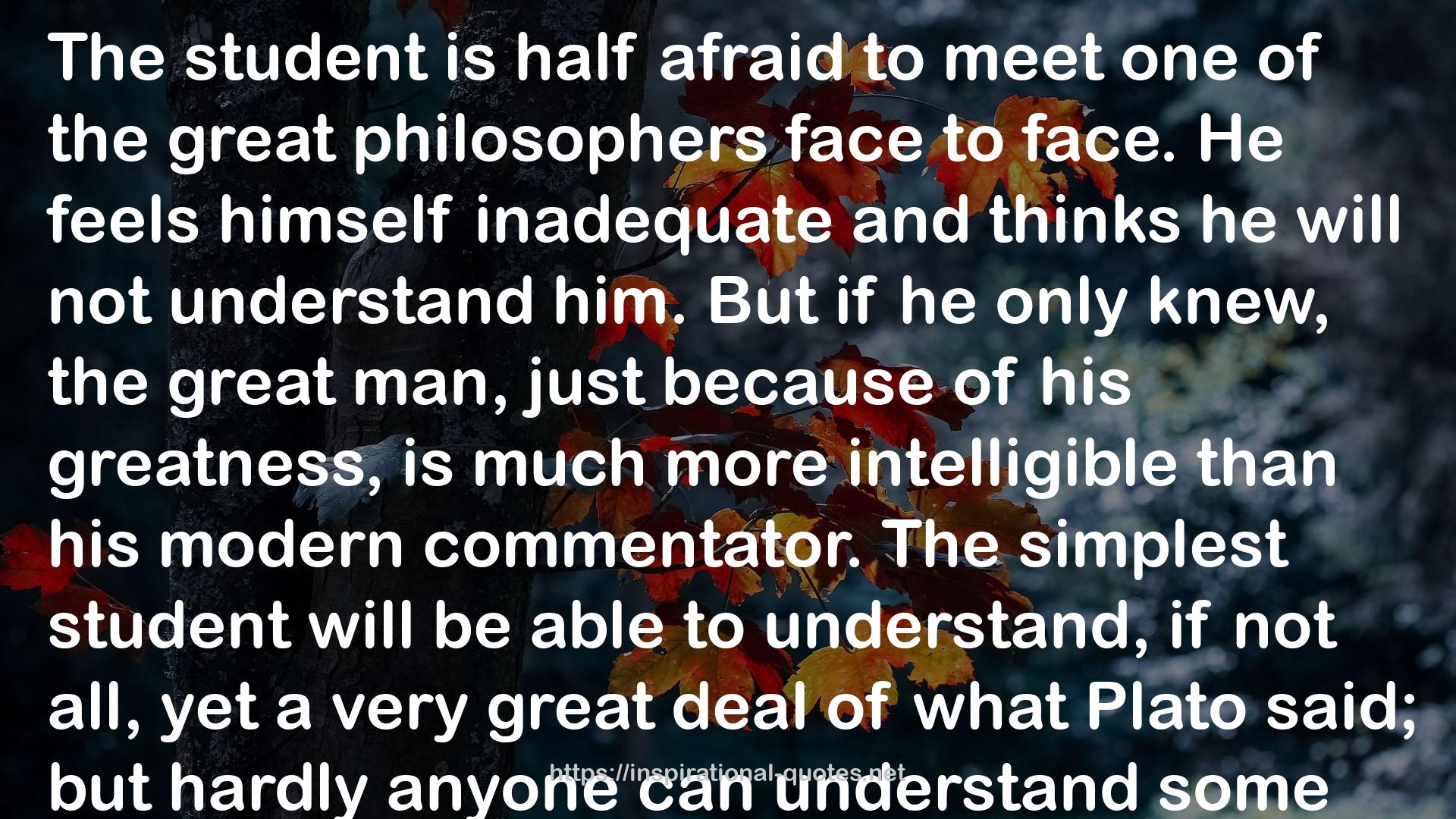 the great philosophers  QUOTES