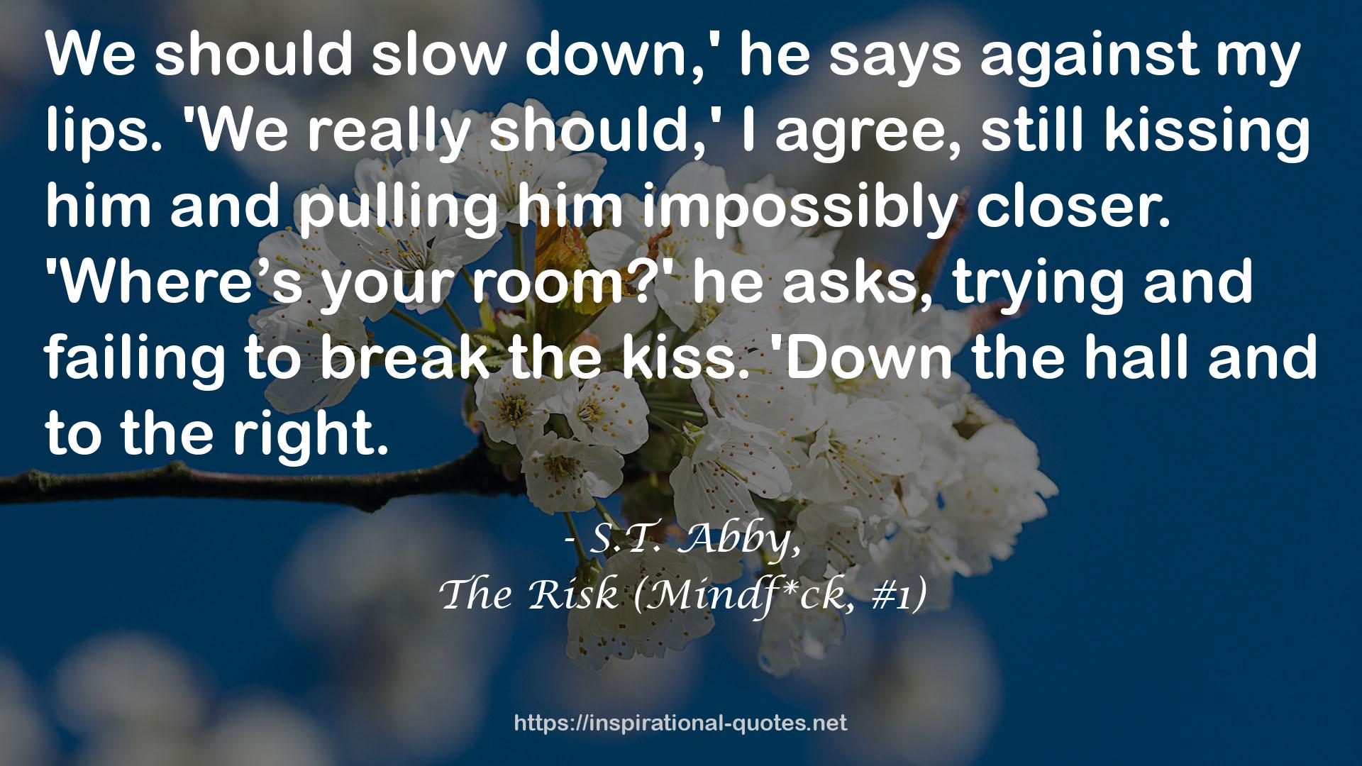 The Risk (Mindf*ck, #1) QUOTES