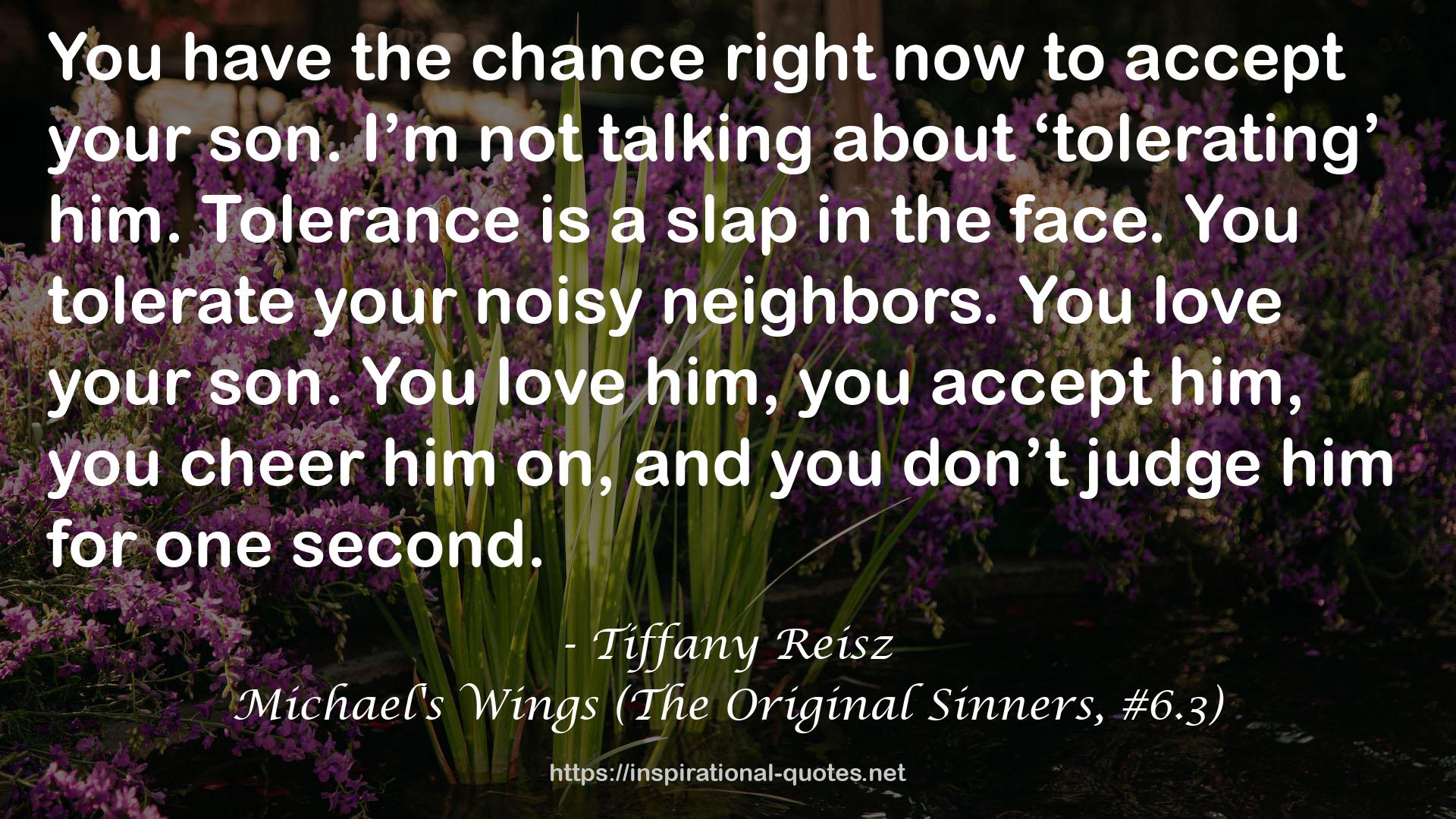 Michael's Wings (The Original Sinners, #6.3) QUOTES