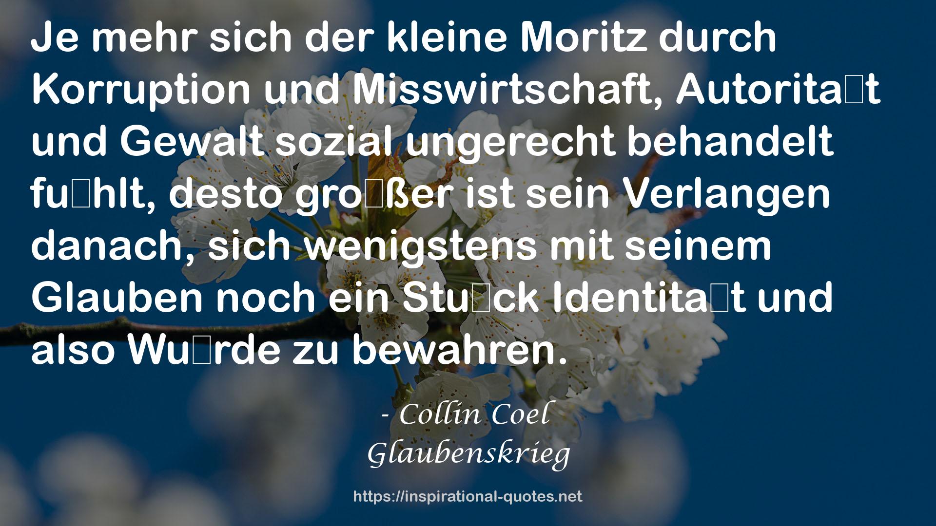 Glaubenskrieg QUOTES