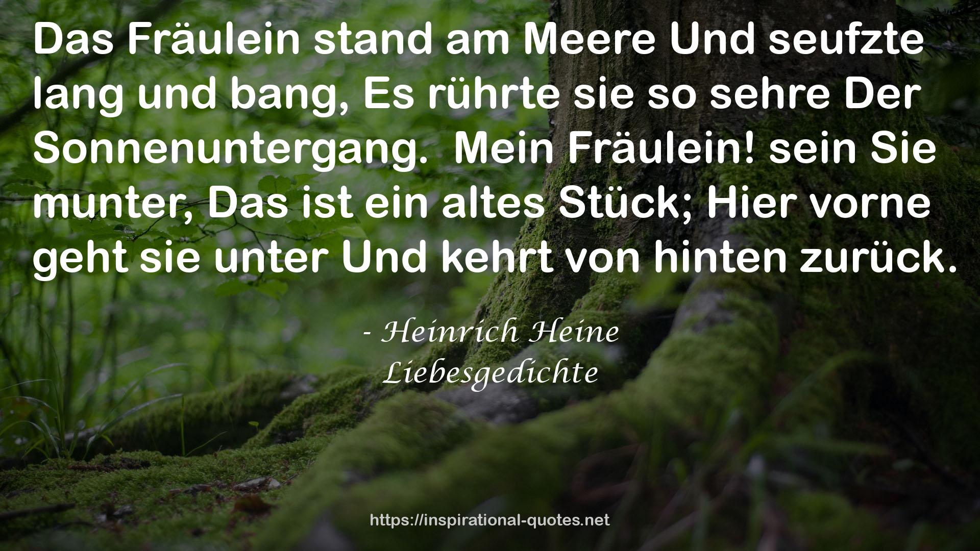 Liebesgedichte QUOTES