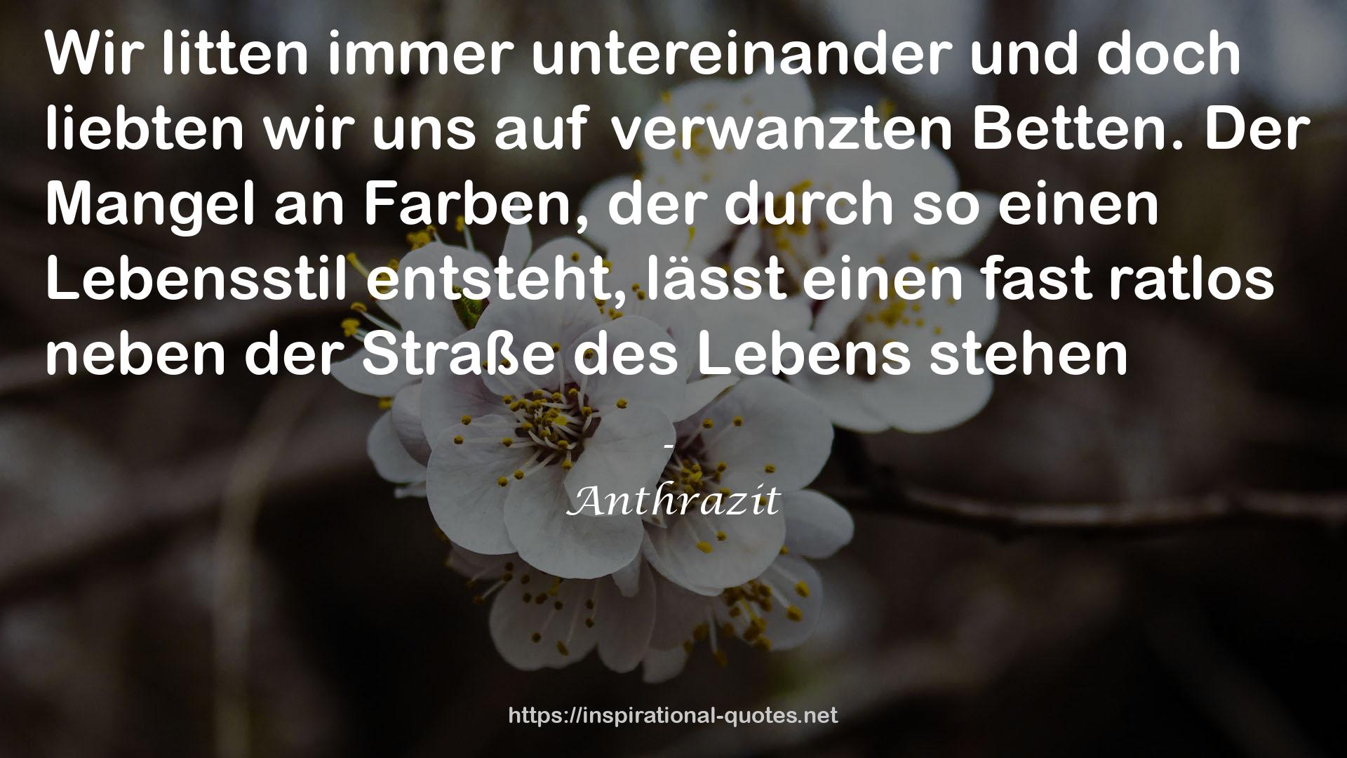 Anthrazit QUOTES