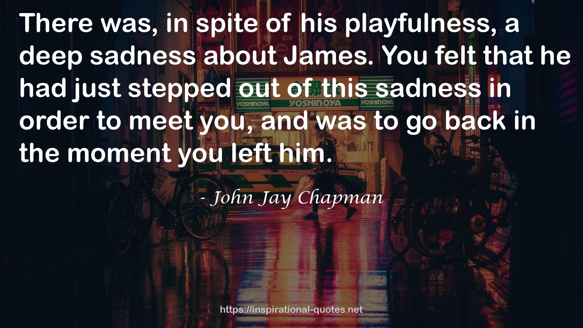 John Jay Chapman QUOTES