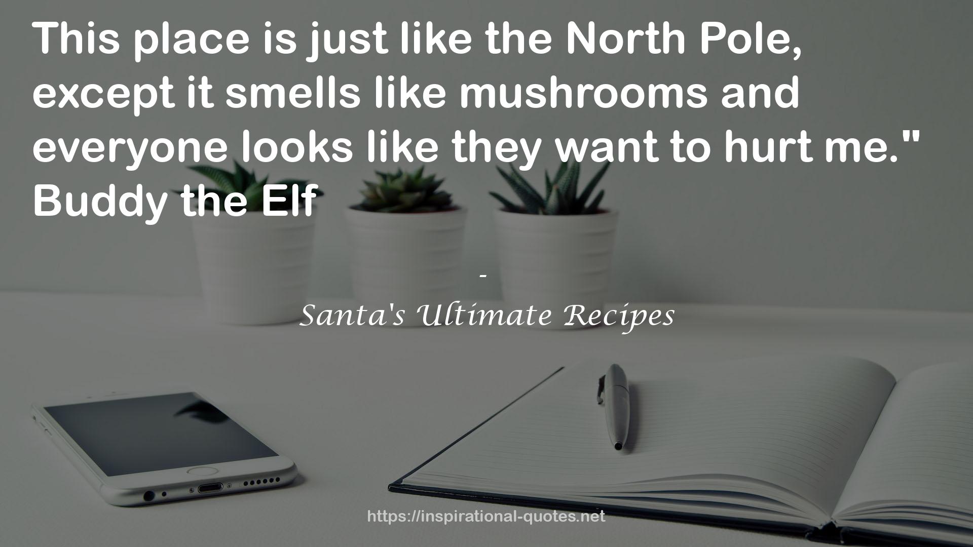 Santa's Ultimate Recipes QUOTES