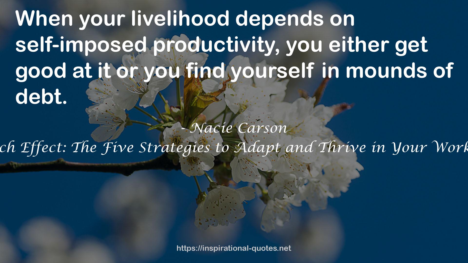 The Finch Effect: The Five Strategies to Adapt and Thrive in Your Working Life QUOTES