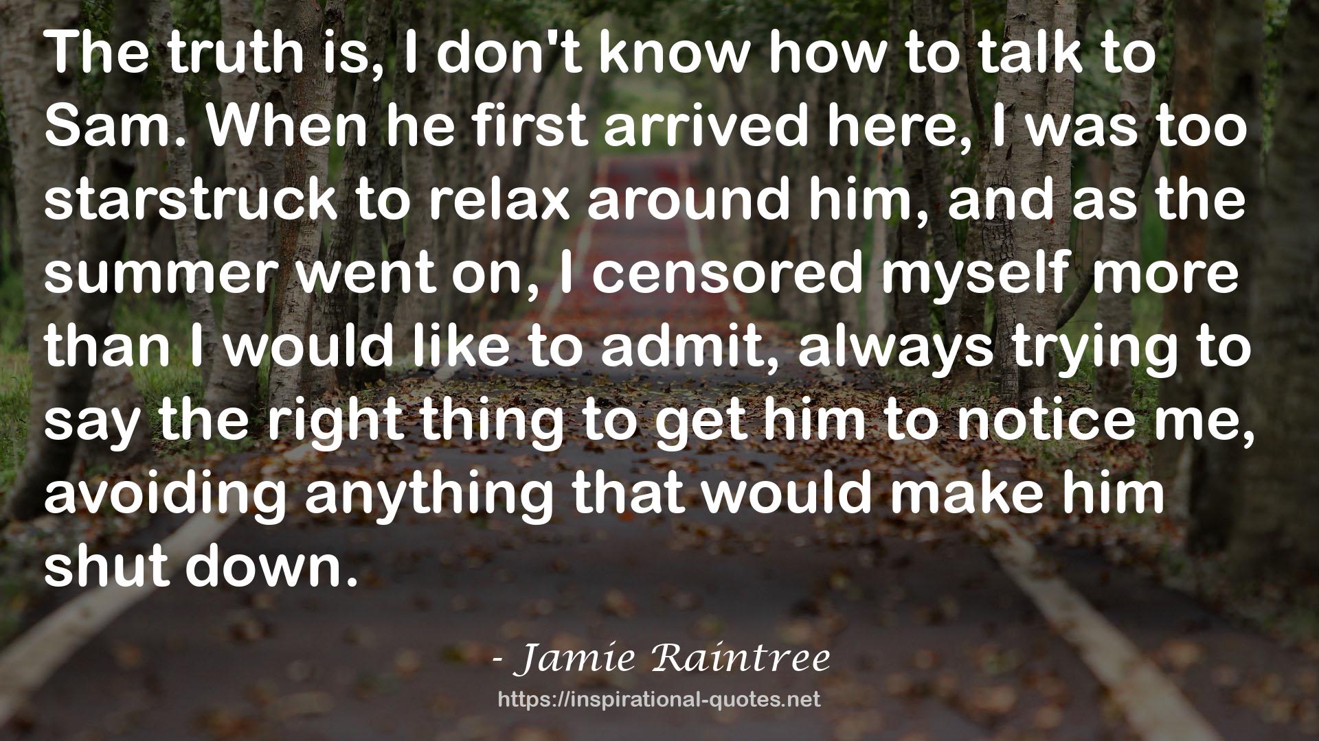 Jamie Raintree QUOTES