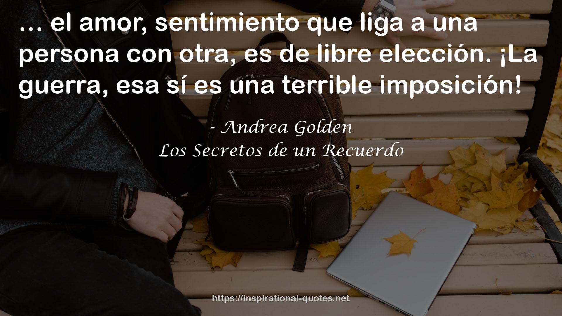 Andrea Golden QUOTES