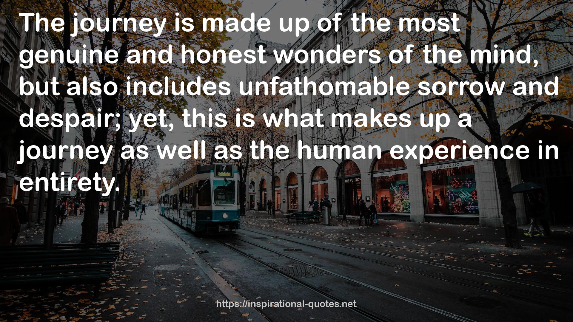 the most genuine and honest wonders  QUOTES