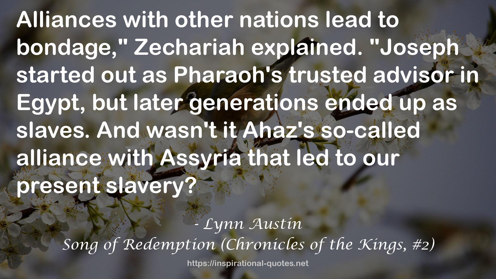 Song of Redemption (Chronicles of the Kings, #2) QUOTES