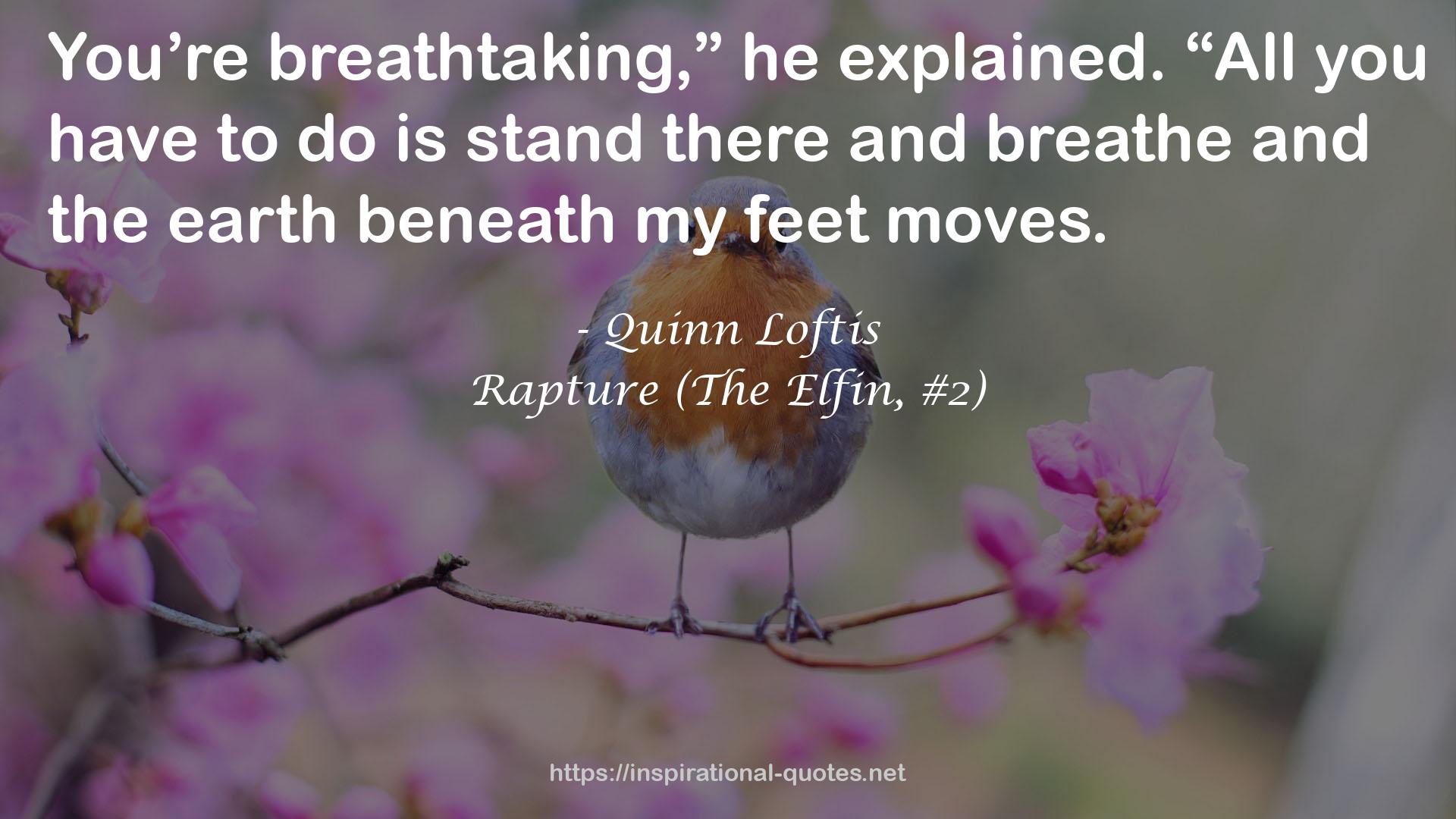 Rapture (The Elfin, #2) QUOTES