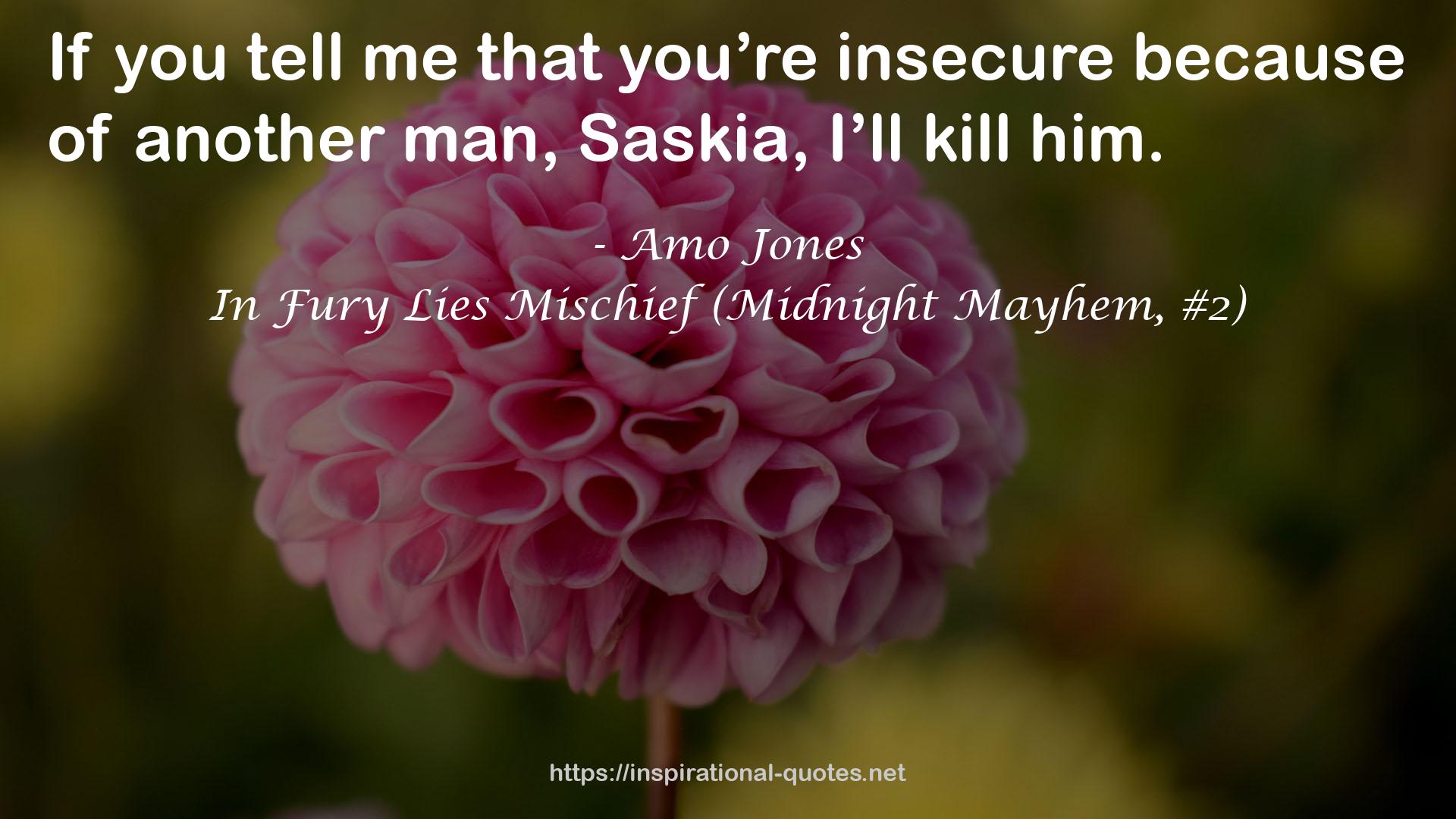 In Fury Lies Mischief (Midnight Mayhem, #2) QUOTES