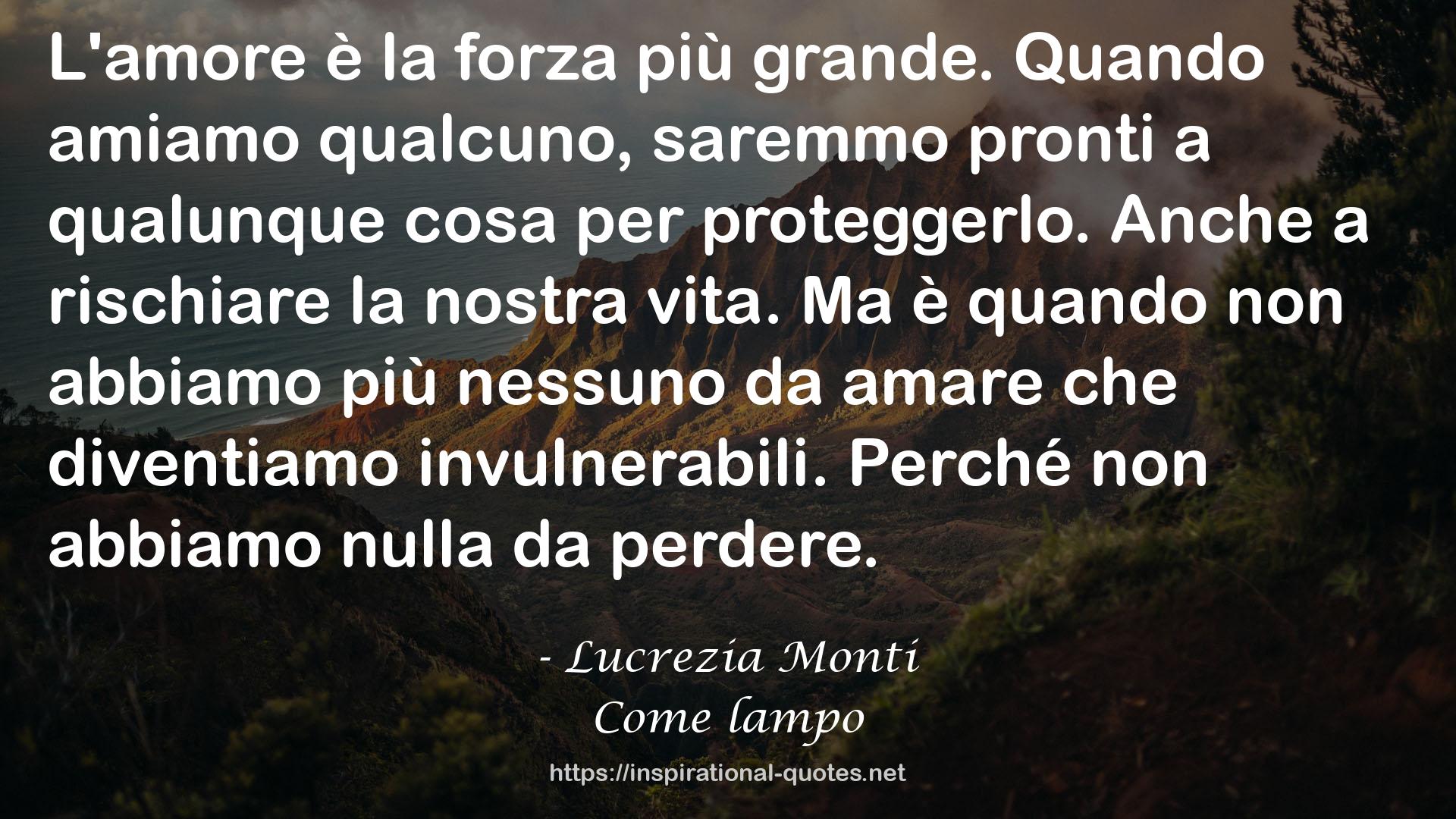 Come lampo QUOTES