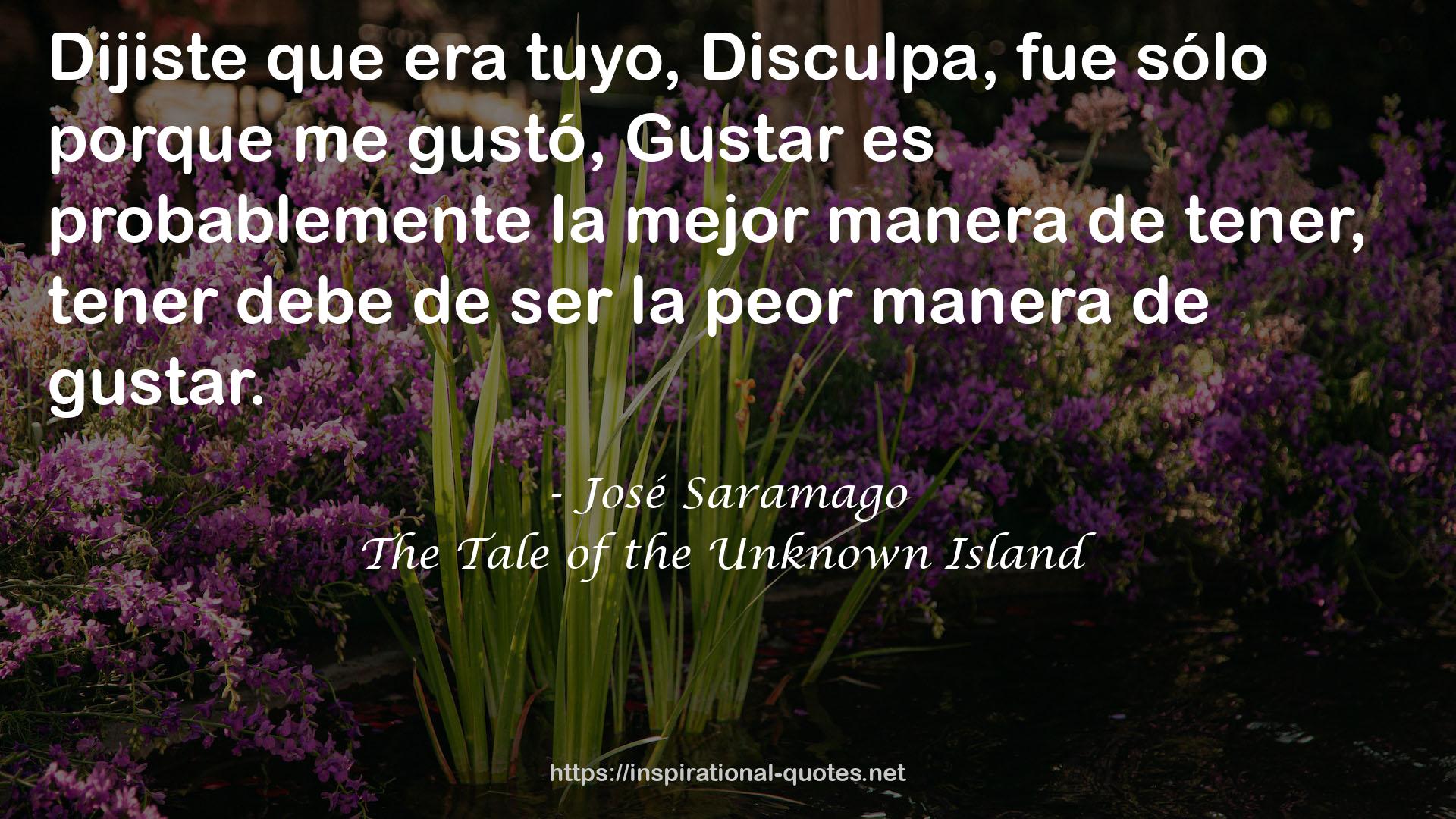 The Tale of the Unknown Island QUOTES