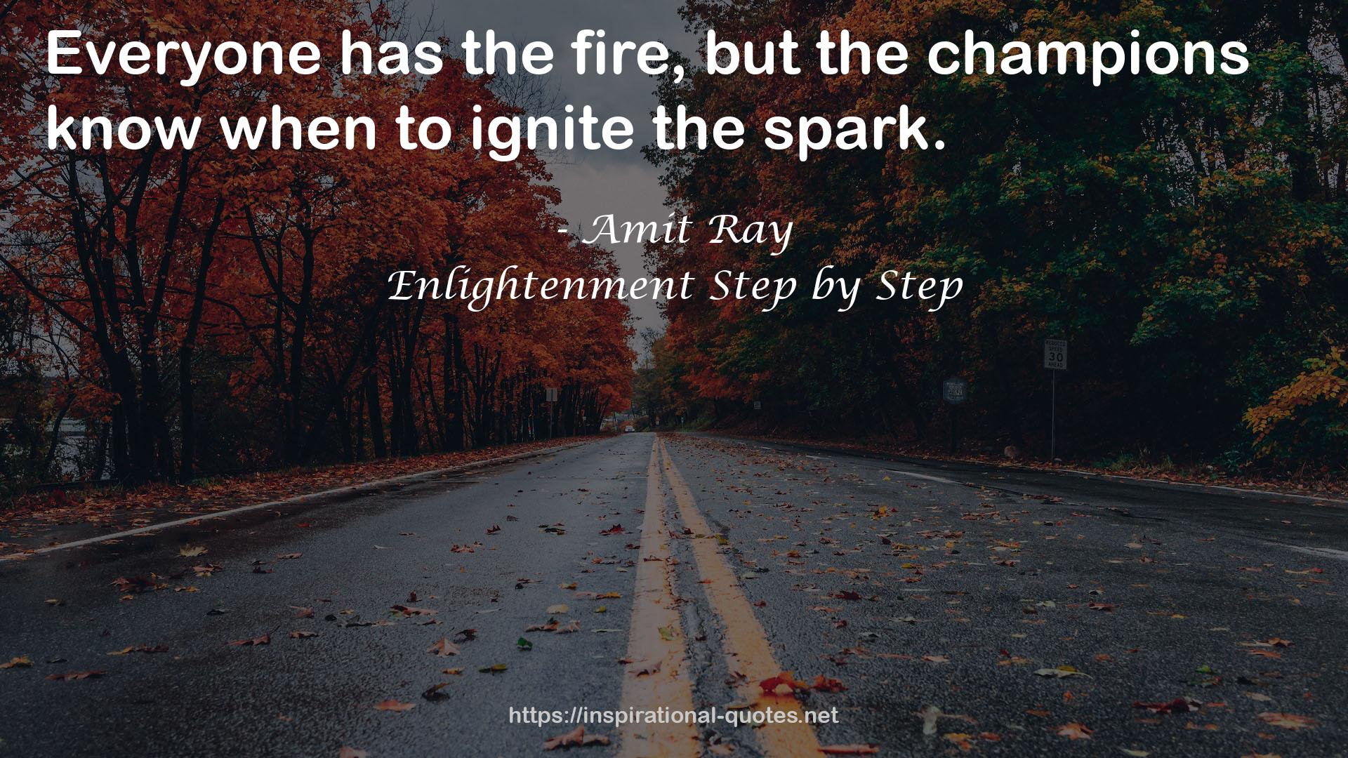 Enlightenment Step by Step QUOTES