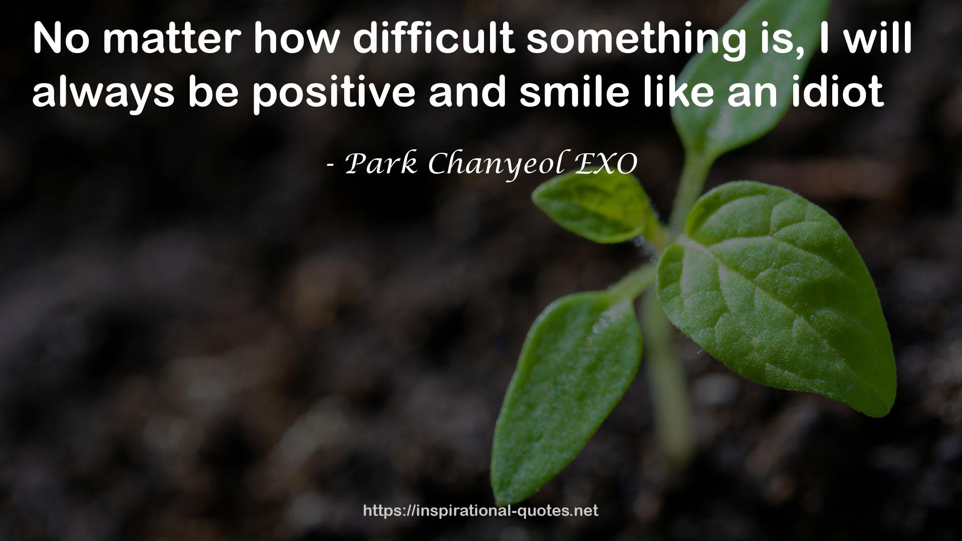 Park Chanyeol EXO QUOTES