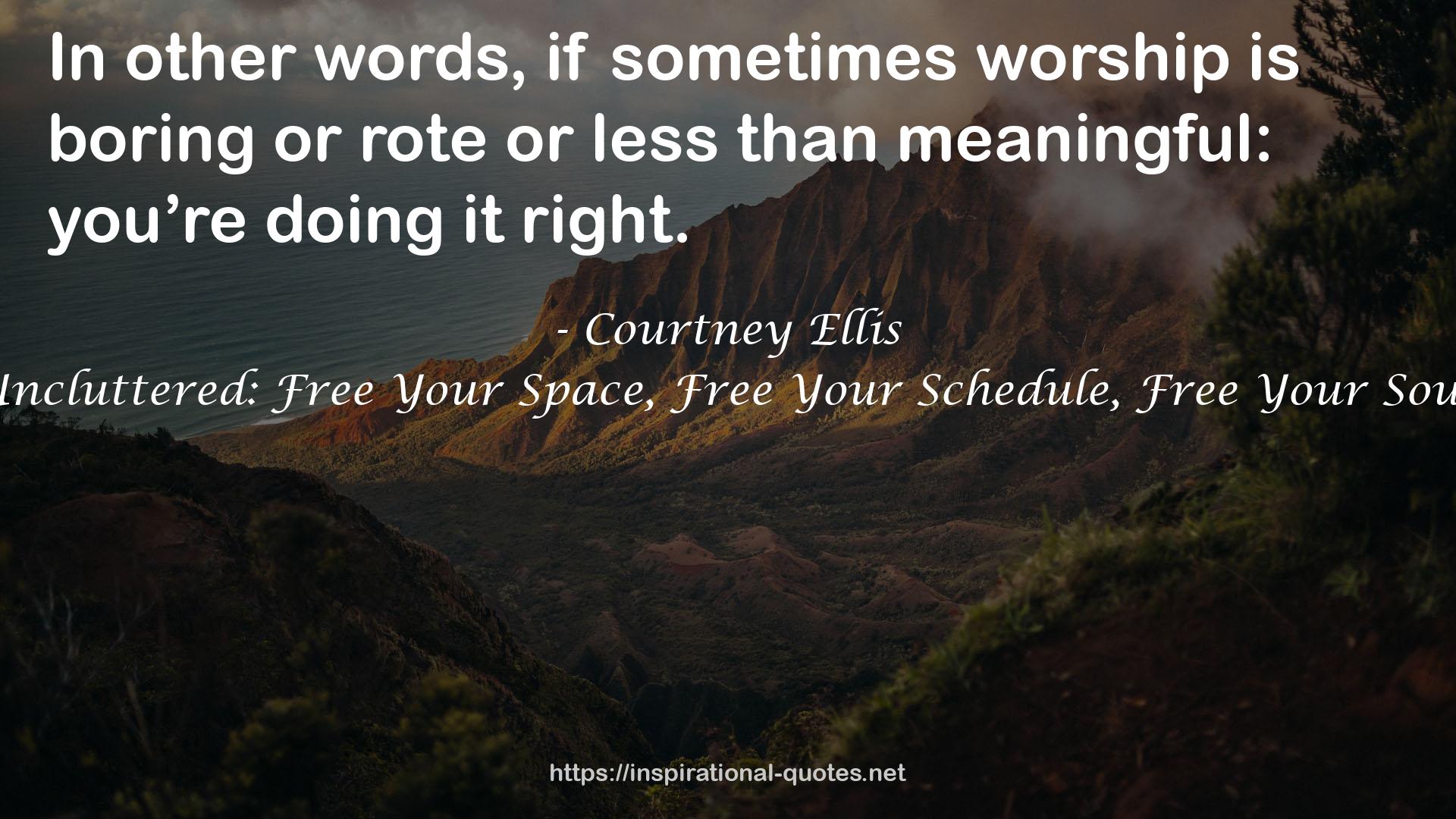 Courtney Ellis QUOTES