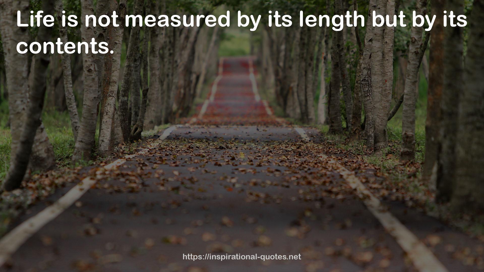 measured  QUOTES