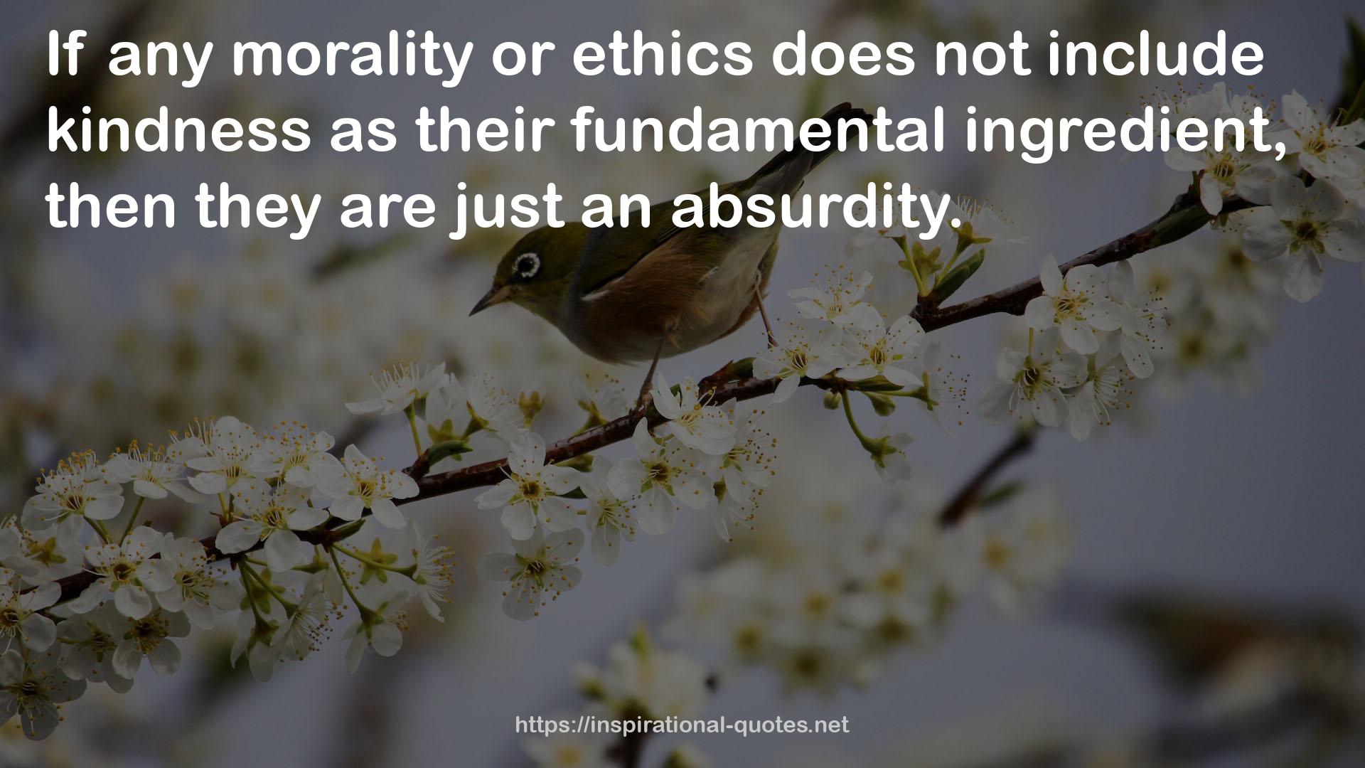 any morality  QUOTES