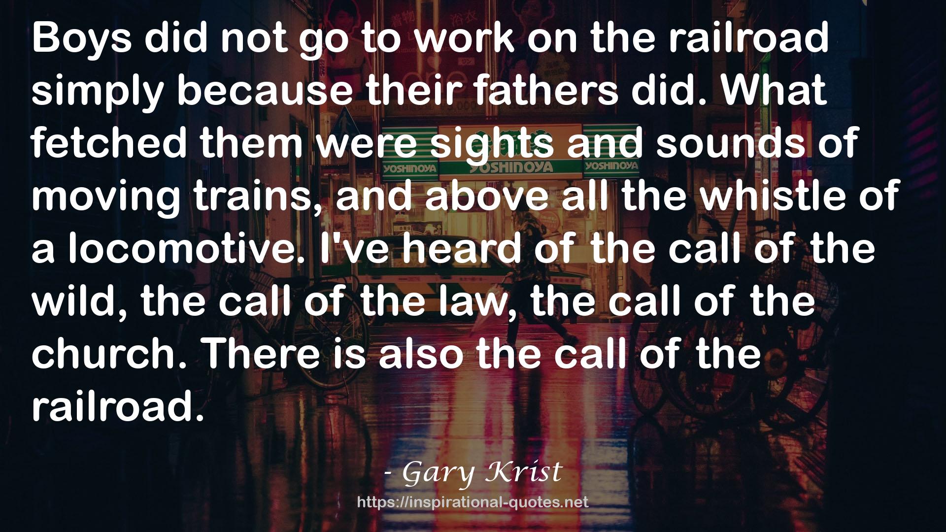Gary Krist QUOTES