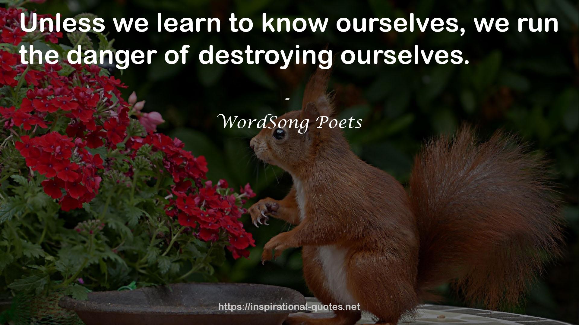 WordSong Poets QUOTES