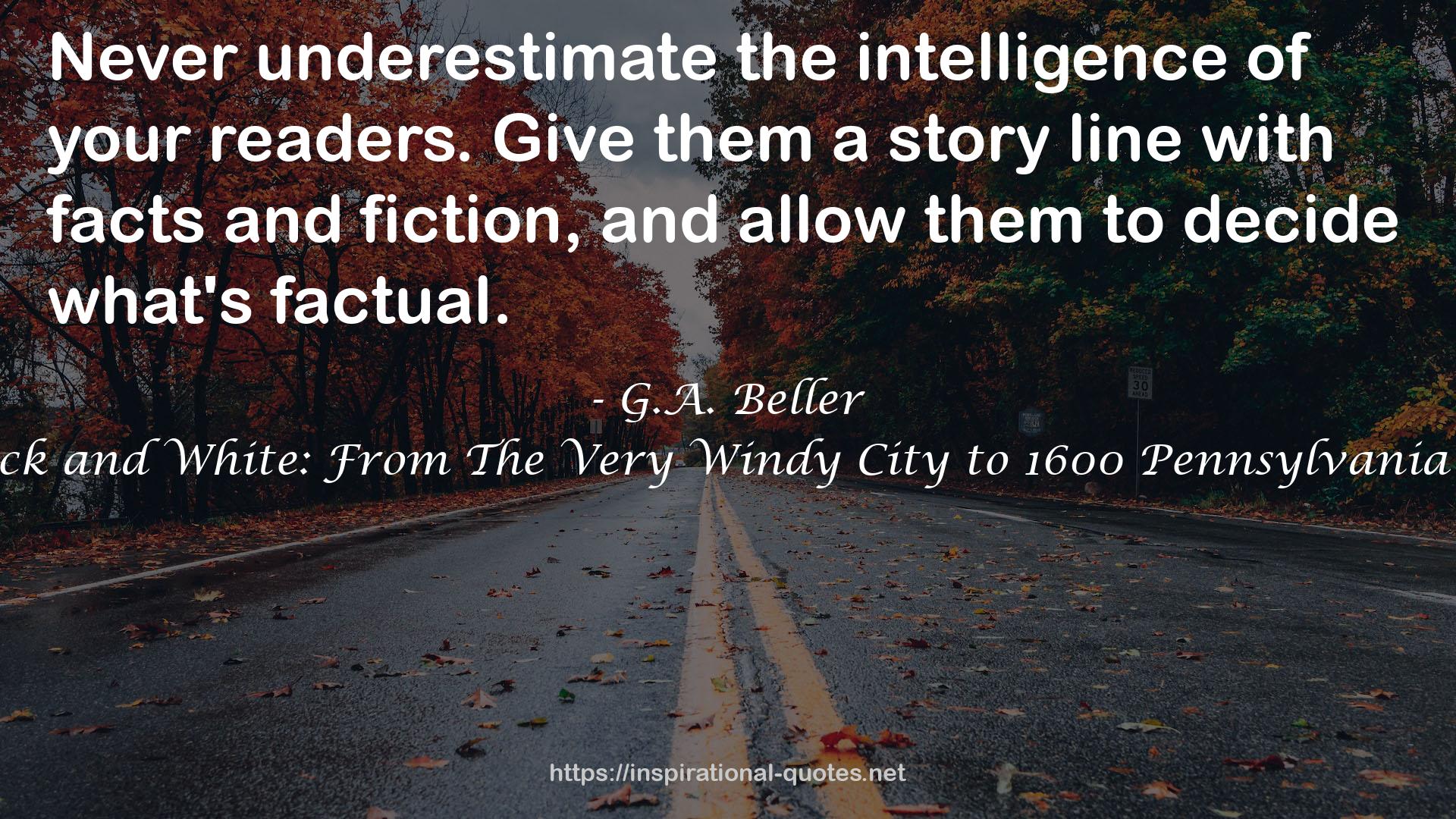 G.A. Beller QUOTES