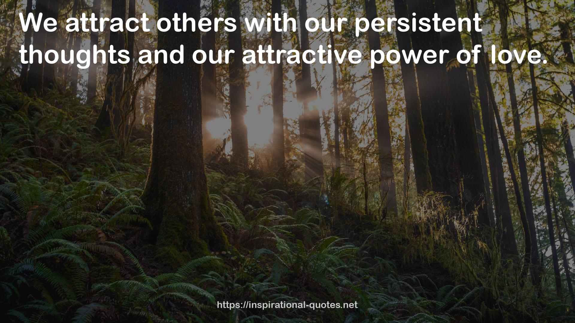 our attractive power  QUOTES