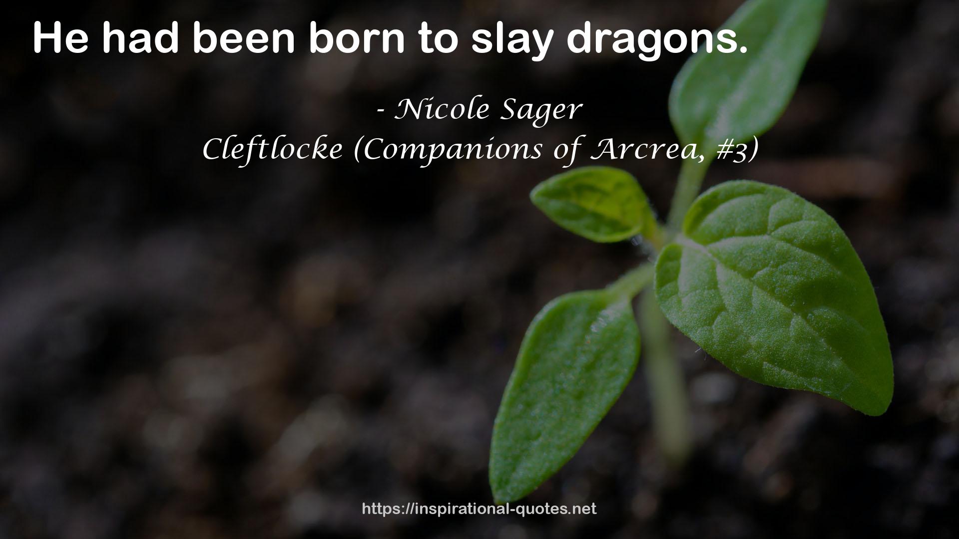 Nicole Sager QUOTES