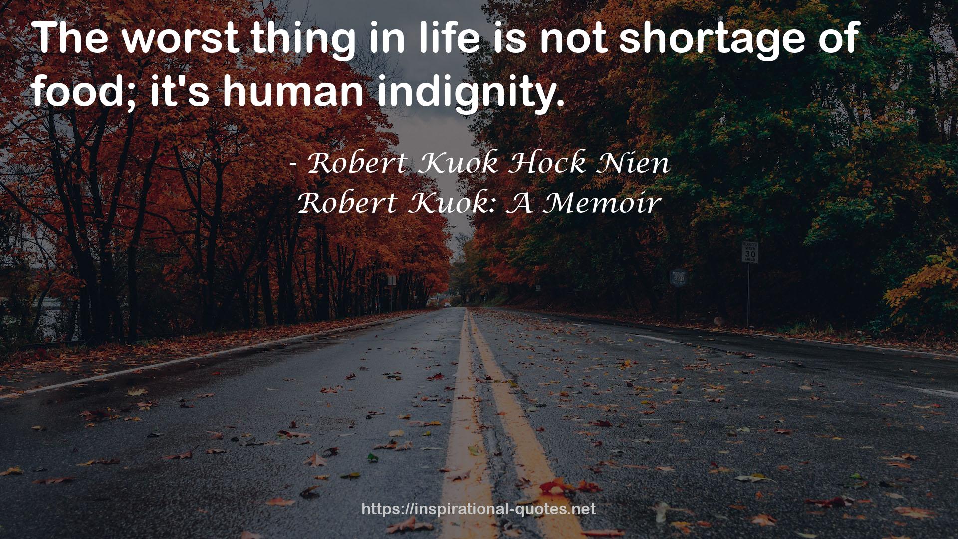 Robert Kuok: A Memoir QUOTES